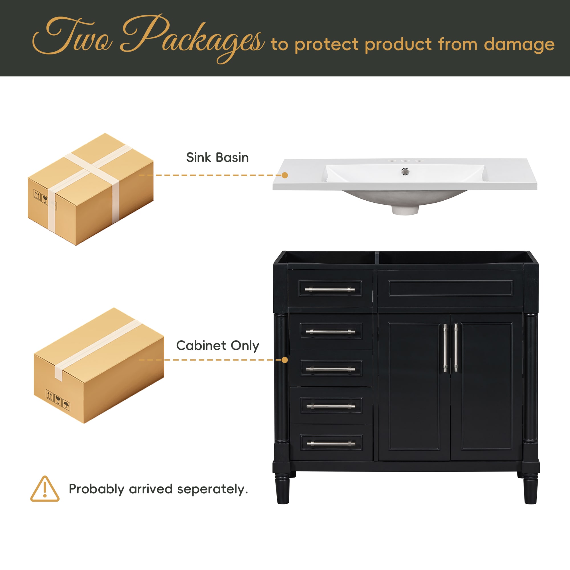 Tatayosi T129AAB-1 Bath-Vanity-Combo - View #11