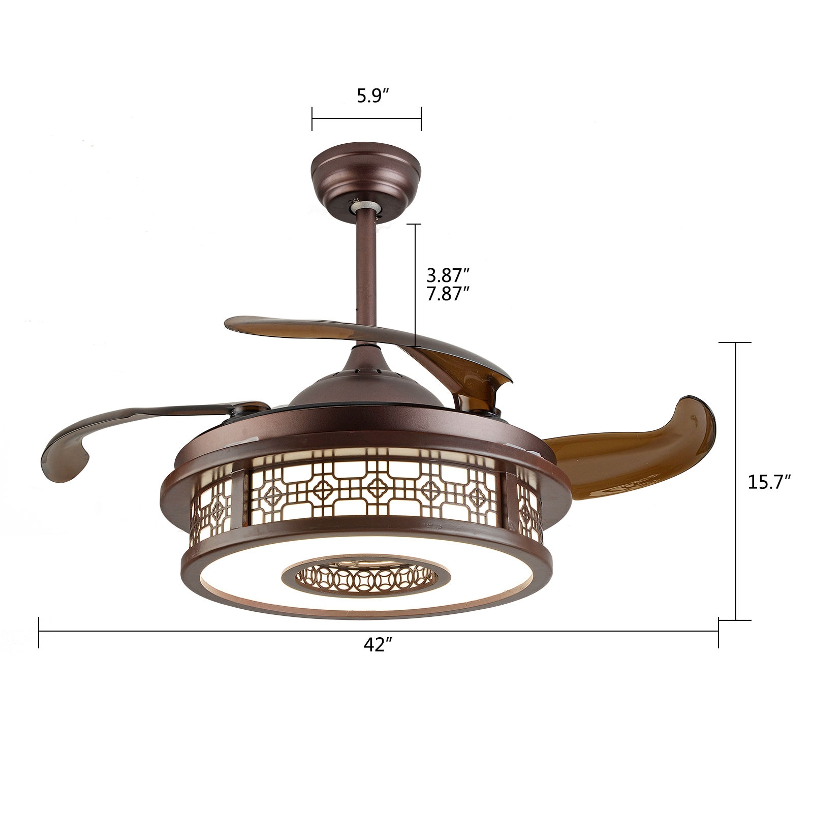 Oukaning HG-HCXLST-6118-US Ceiling-Fans - View #4
