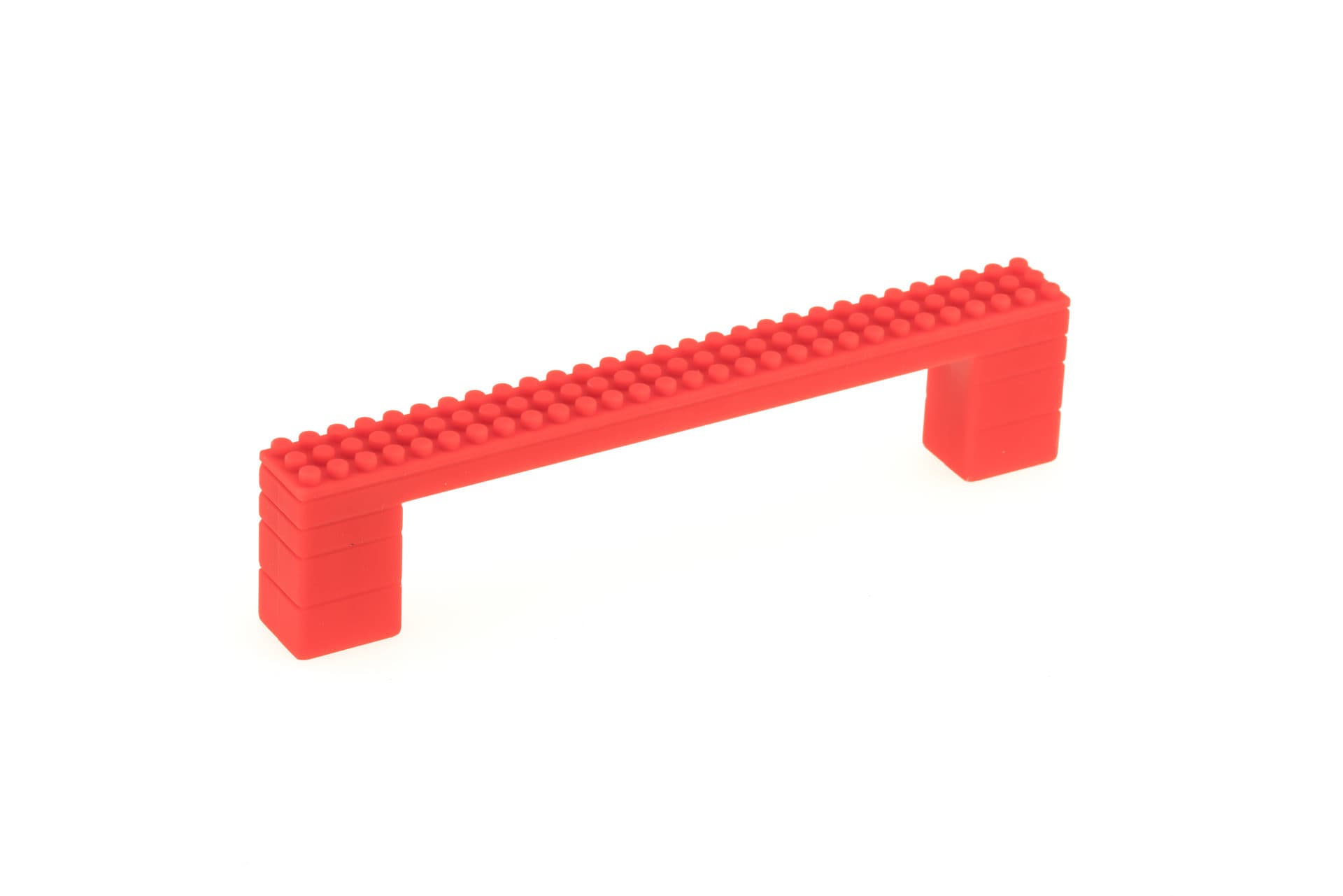 Richelieu BP872912880 Foligno 5-1/16-in , 128mm Center to Center Red Rectangular Handle