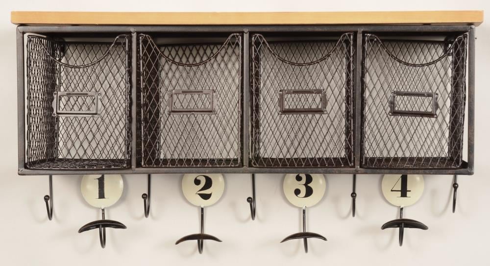 Linon AMME4DRW1 Wall-Mounted-Shelving - View #3