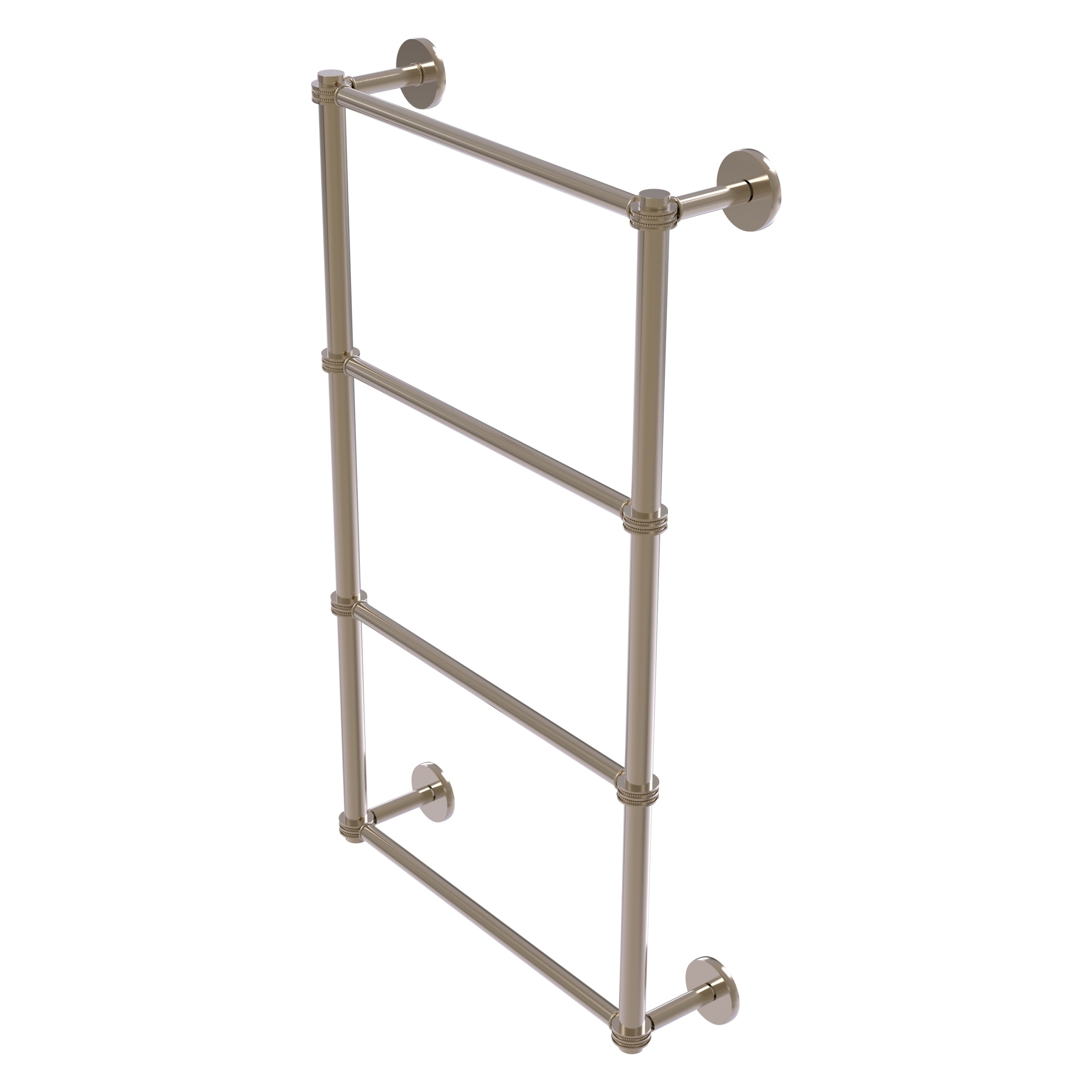 Allied Brass P1000-28D-36-PEW Prestige Skyline 36-in double Antique Pewter Wall mount 4-tier Towel Bar