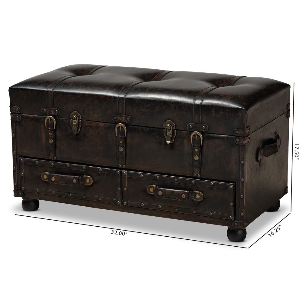 Baxton Studio 162-10517-LW Indoor-Ottomans - View #11
