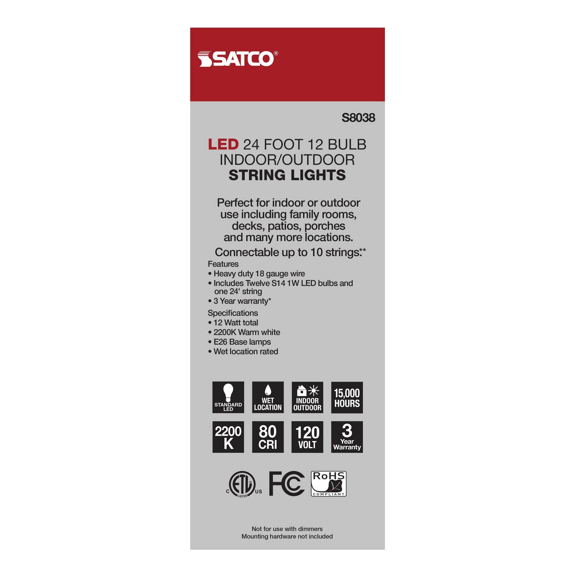 Satco S8038  - View #2