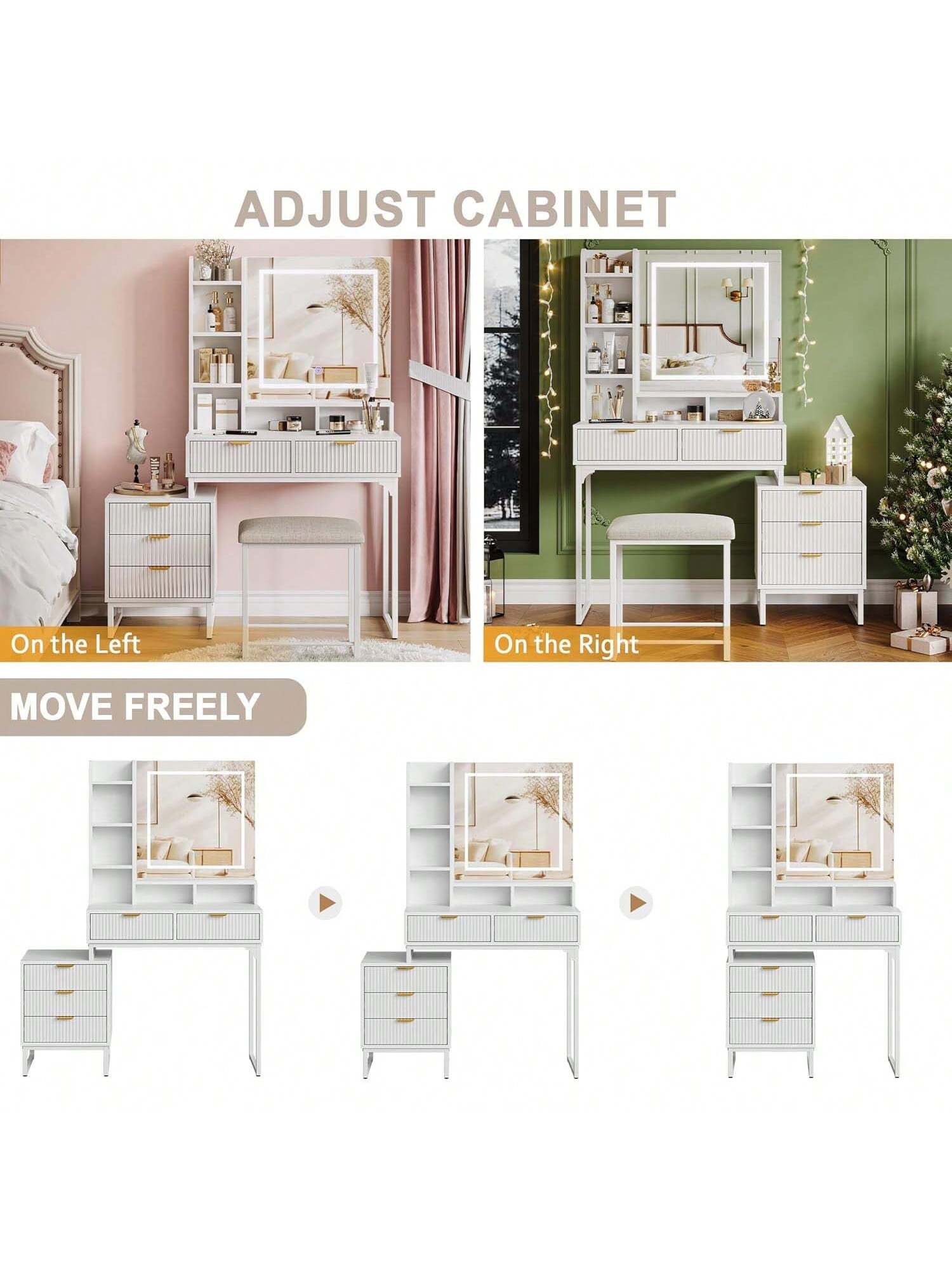 Qeetex PHO-14UL4TP6-HF4 Bedroom-Vanities - View #3