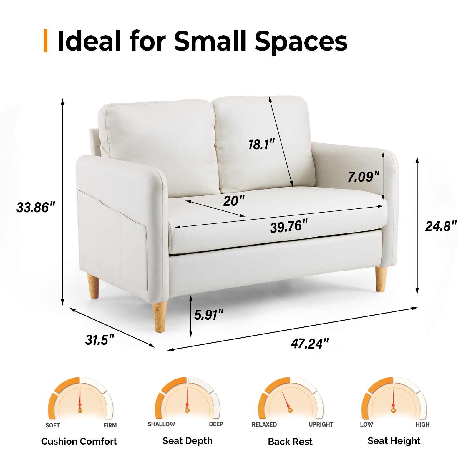 Outopee LO1G98000414 Sofas-Loveseats - View #3