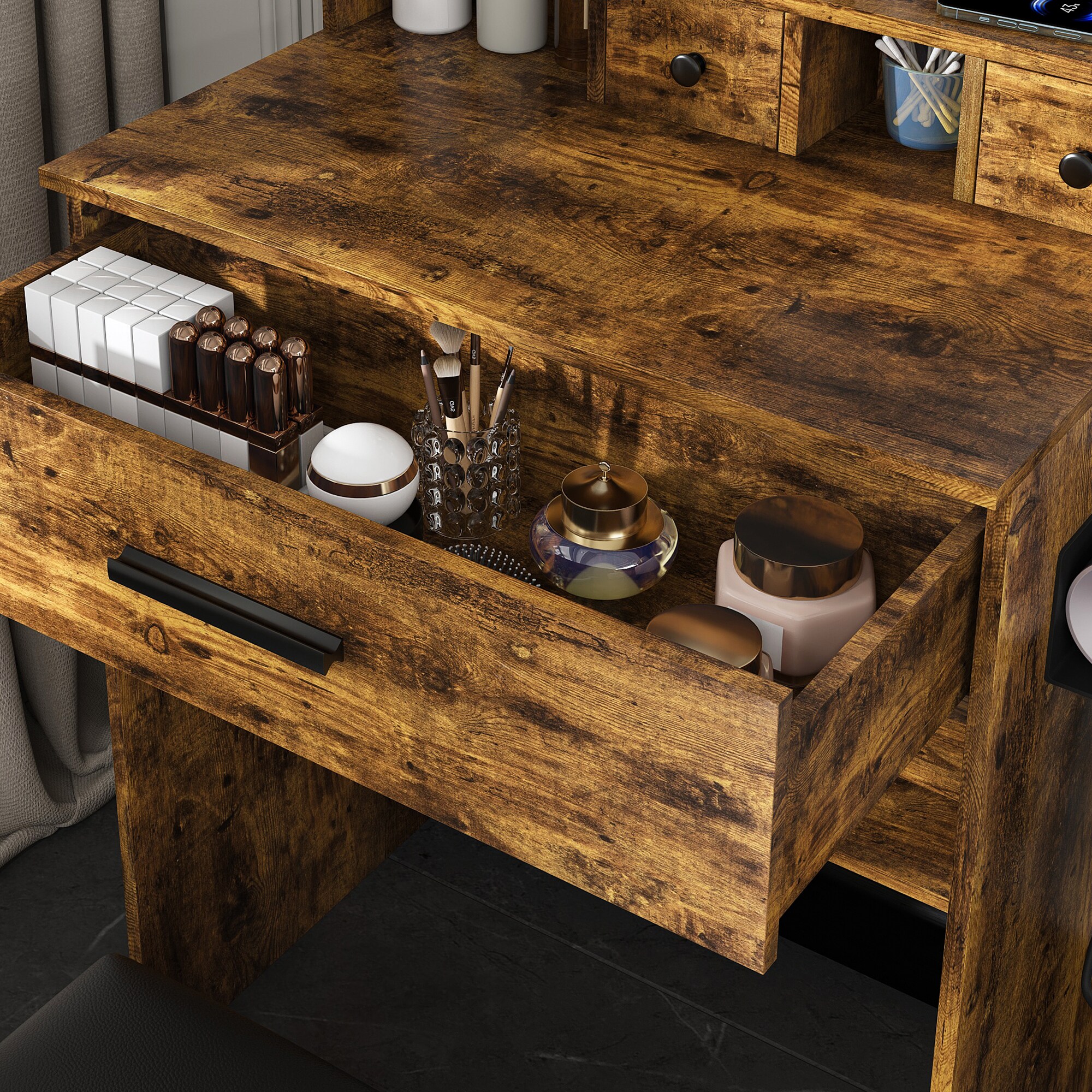 Homy Casa TRIE-BR Bedroom-Vanities - View #9