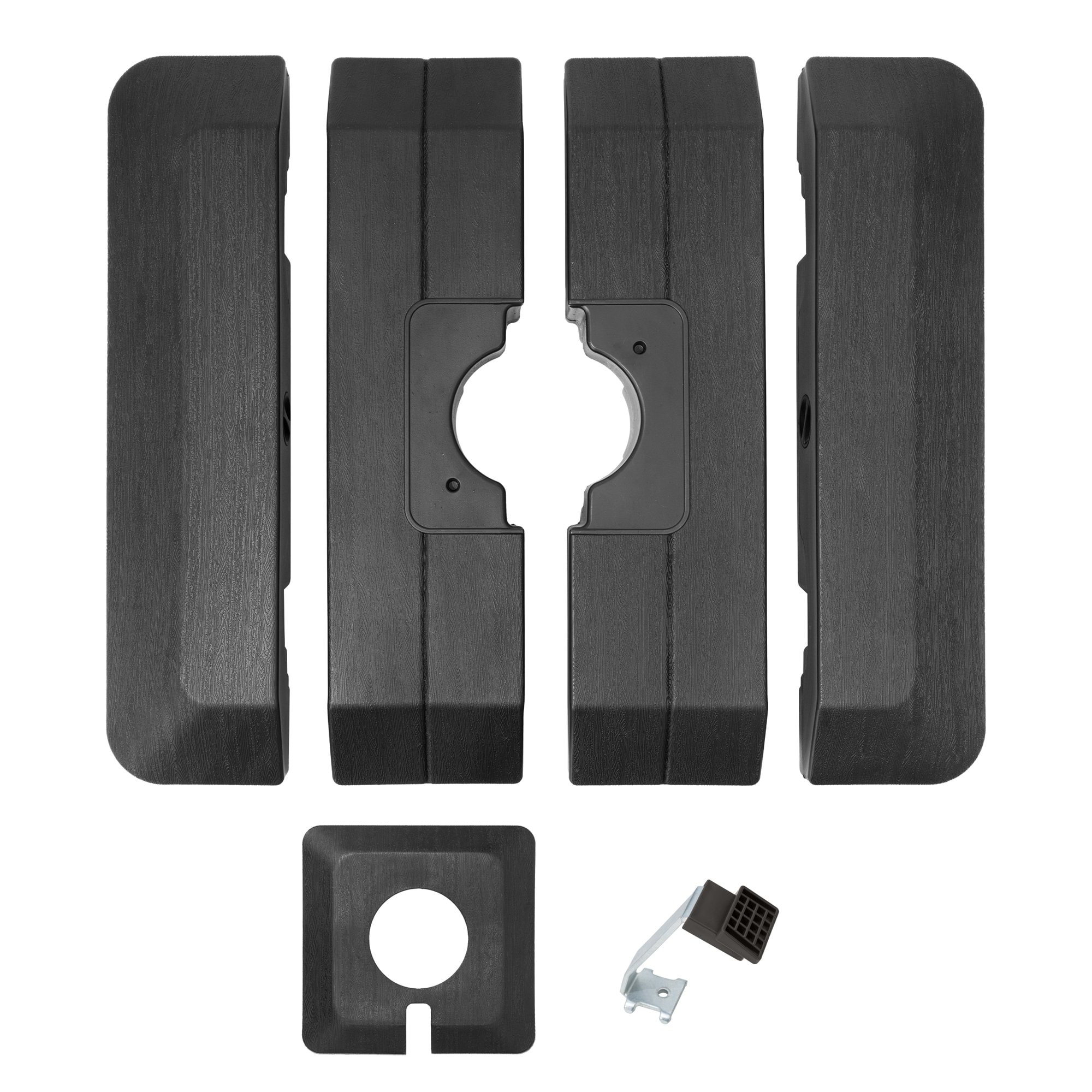 Crestlive Products CL-UB033BLK Cantilever umbrella base Black Patio Umbrella Base