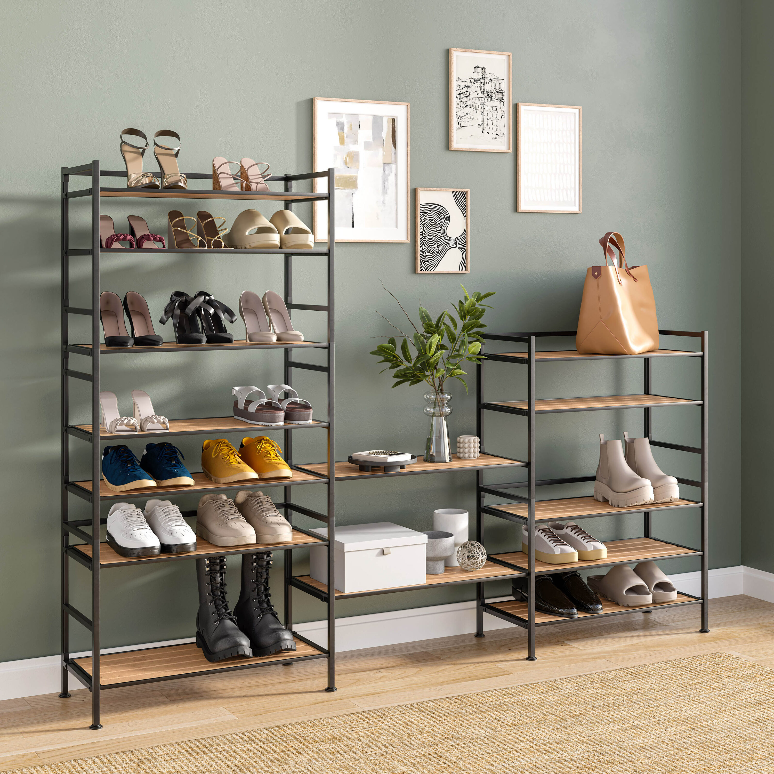 Seville Classics SHE15879B Shoe-Racks - View #3