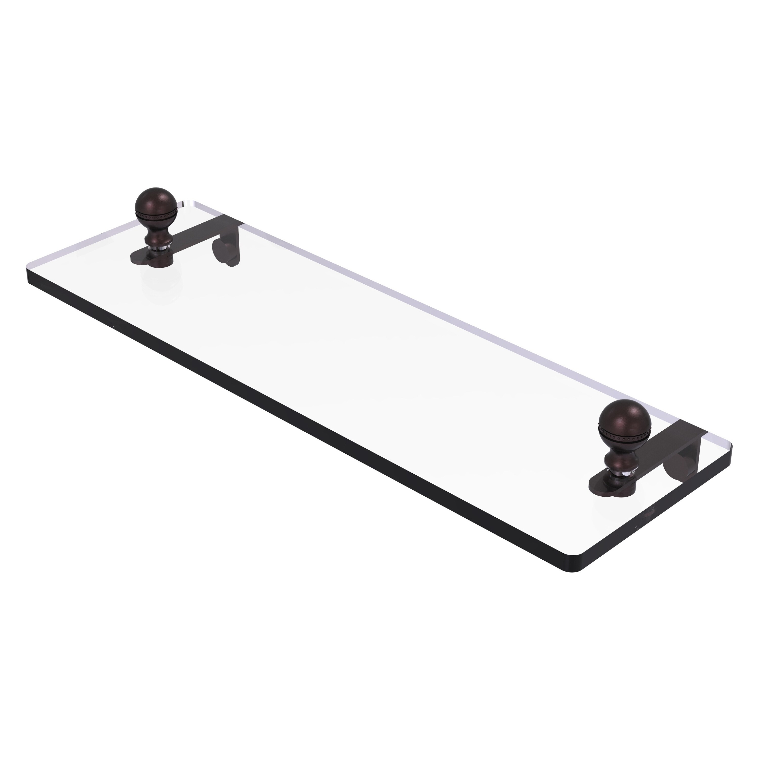 Allied Brass MA-1/16-ABZ Mambo Antique Bronze Wall mount Bathroom Shelf ( 16-in x 2.25-in x 5-in )
