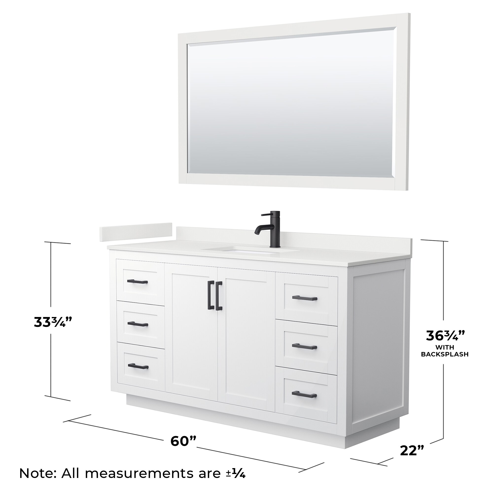 Wyndham Collection WCF292960SWBWQUNSM58 Bath-Vanity-Combo - View #6