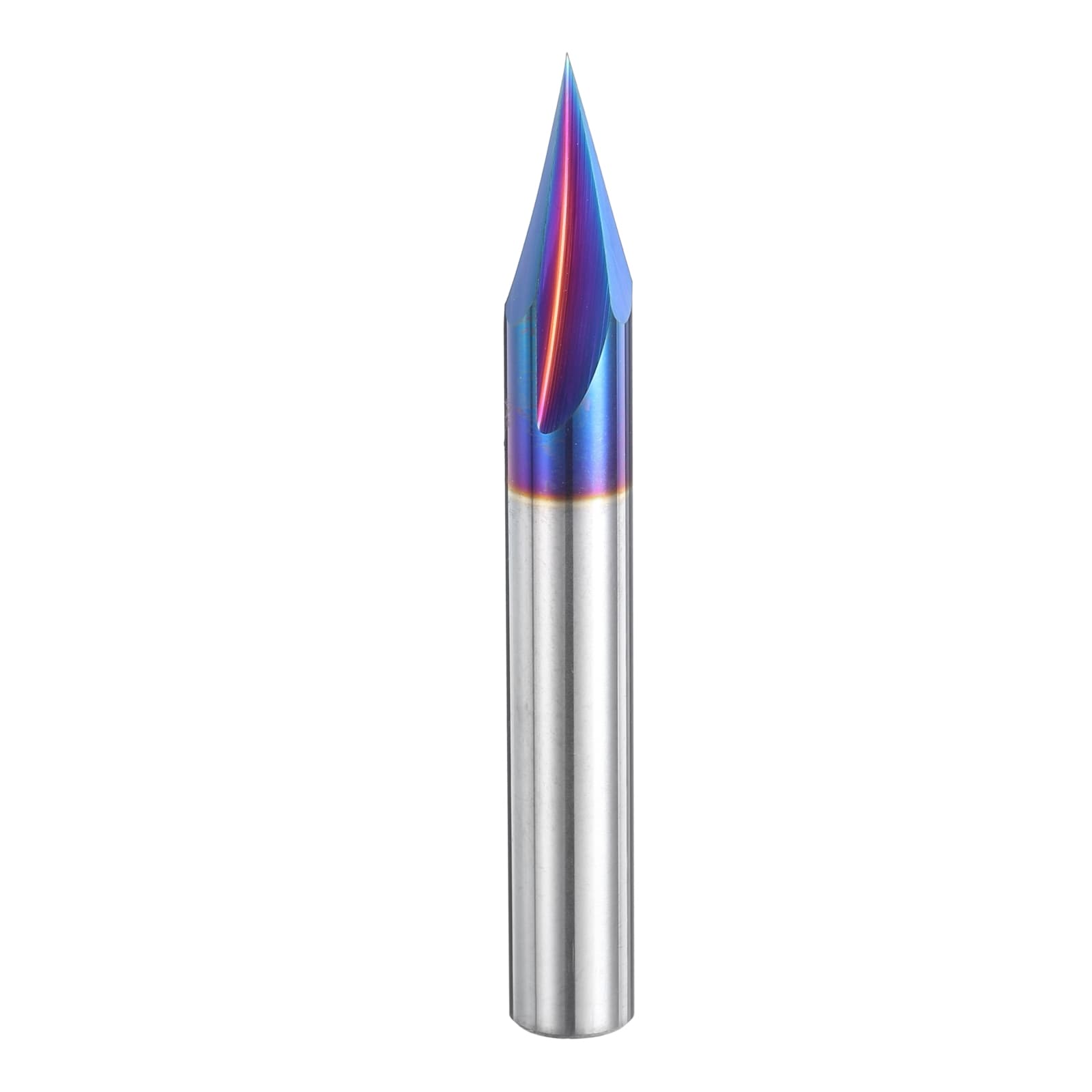 Unique Bargains 30 Degree V Groove Engraving Router Bits for CNC Tip and 3 Flutes 1/4 Inch Shank Carving Bit Nano Coated Carbide End Mill for Carving Engraving #S26010501UX9269
