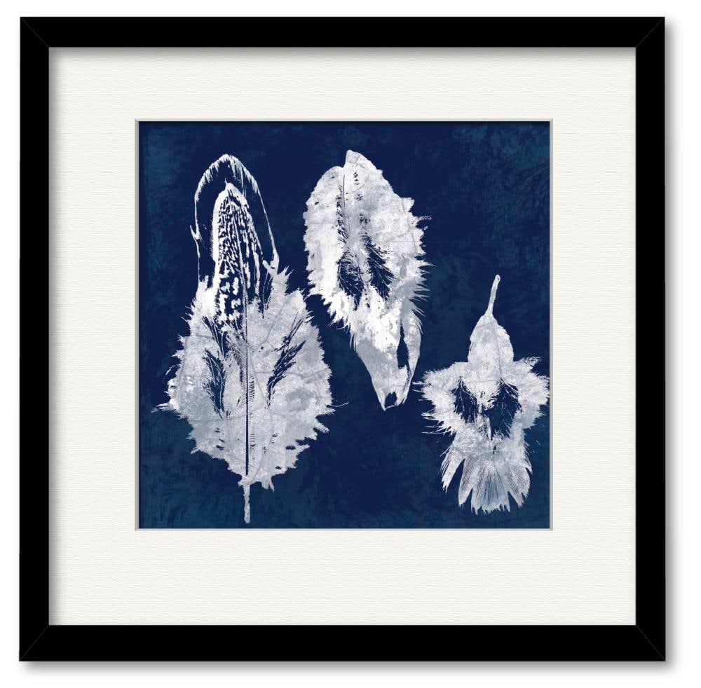 Courtside Market WEB-BN157-20X20-FA Black Framed 16-Inches H x 16-Inches W Modern Glass Print