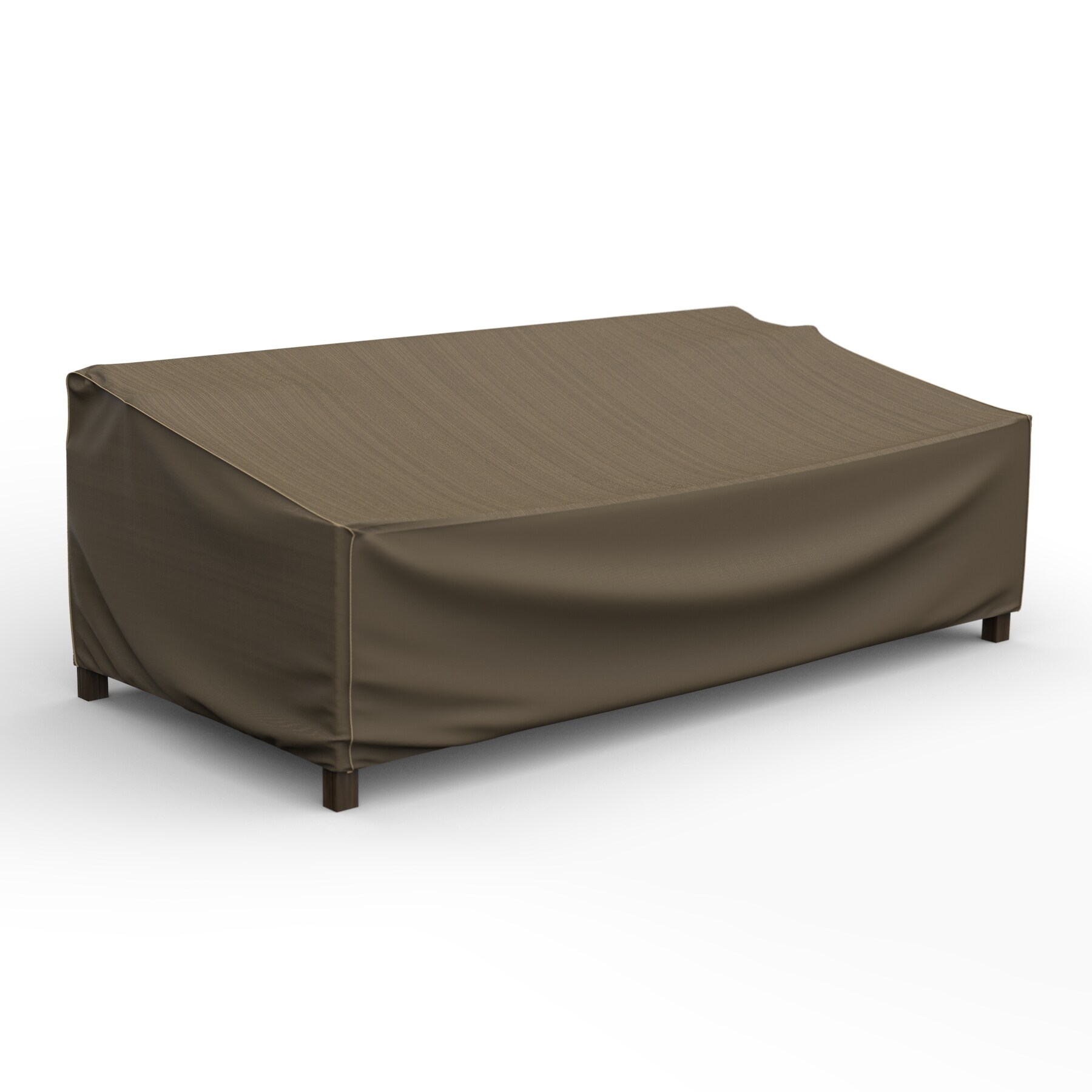 Budge P3W03BTNW3 StormBlock#8482 Hillside Black-Tan Polyester Patio Furniture Cover For Loveseat