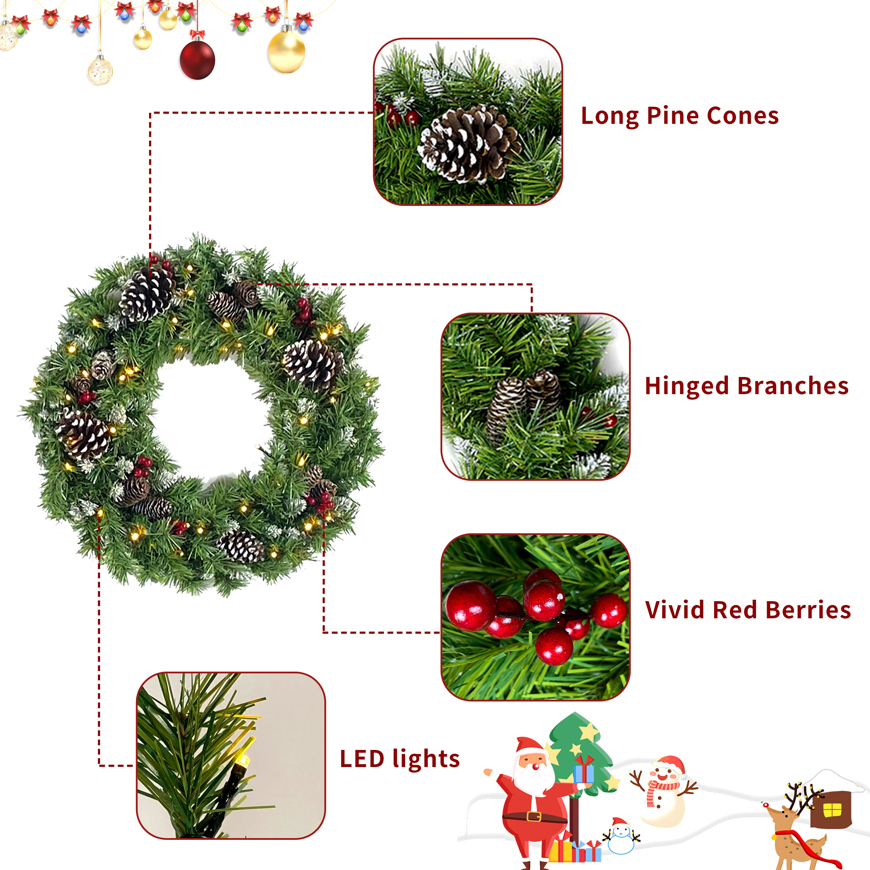 Runesay CHTREE-10 Artificial-Christmas-Trees - View #4