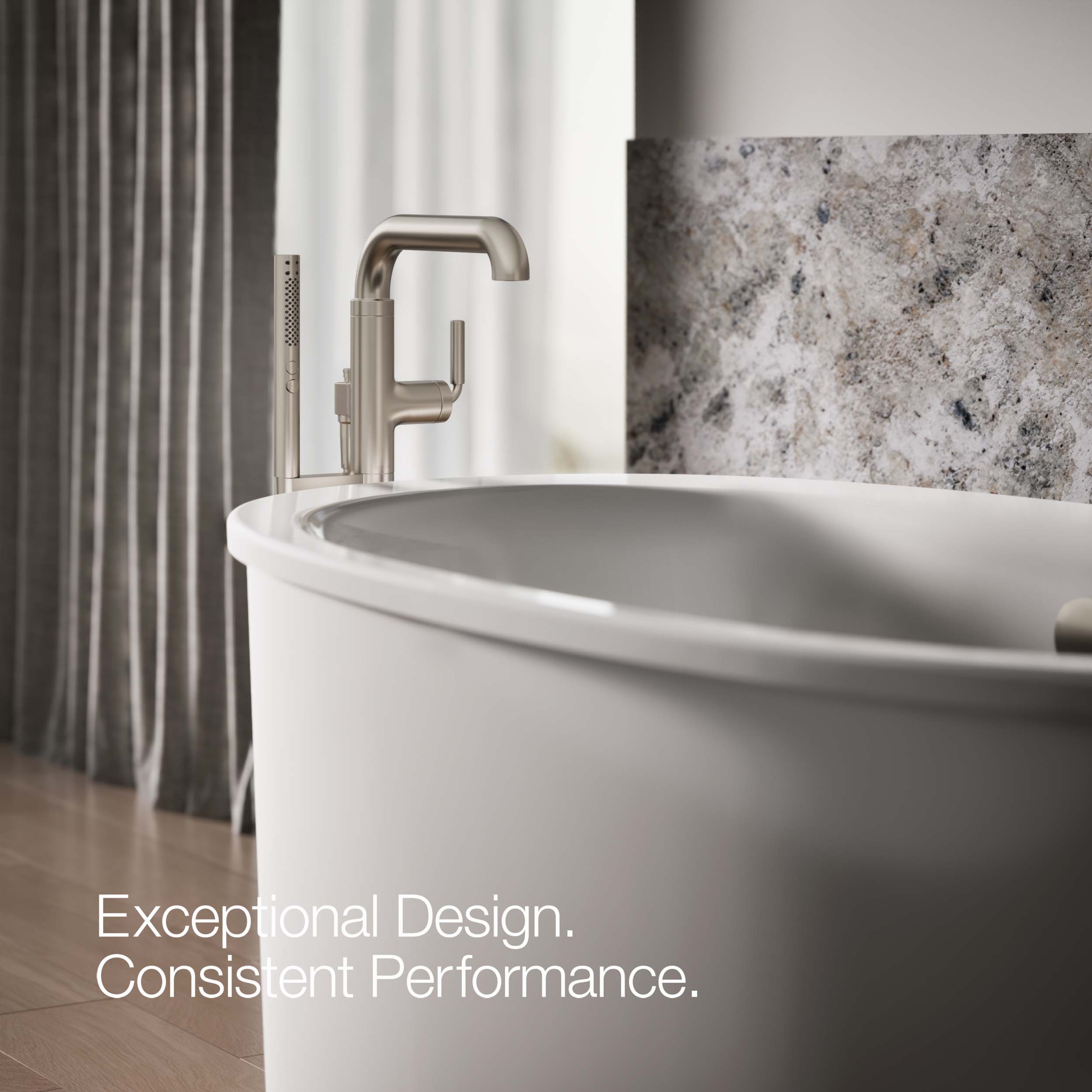 KOHLER T27424-4-BN Roman-Tub-Faucets - View #9