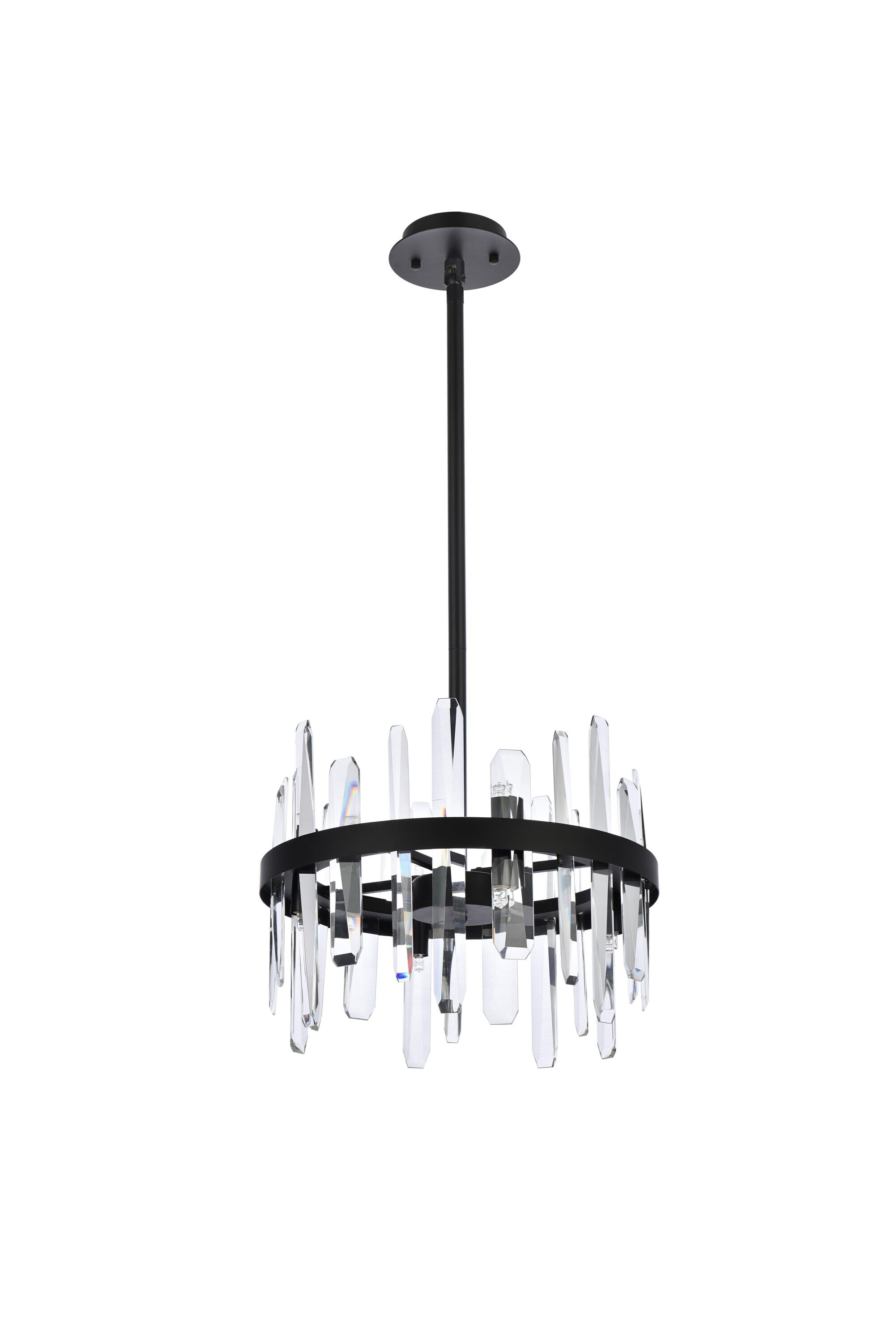Elegant Decor HF6600D16BK Pendant-Lights - View #7