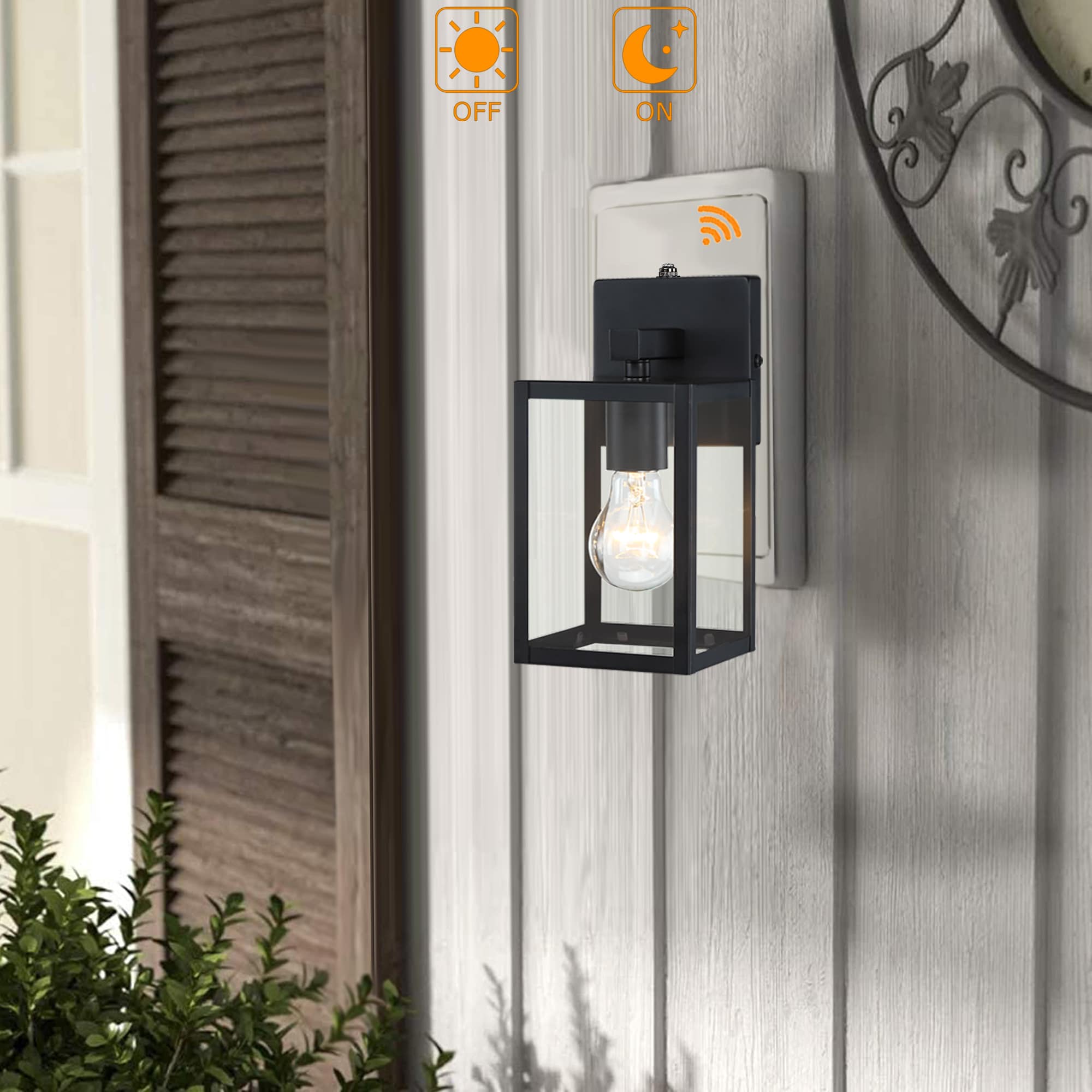 Hukoro FL16801-ODWL-BK-S Outdoor-Wall-Lighting - View #7