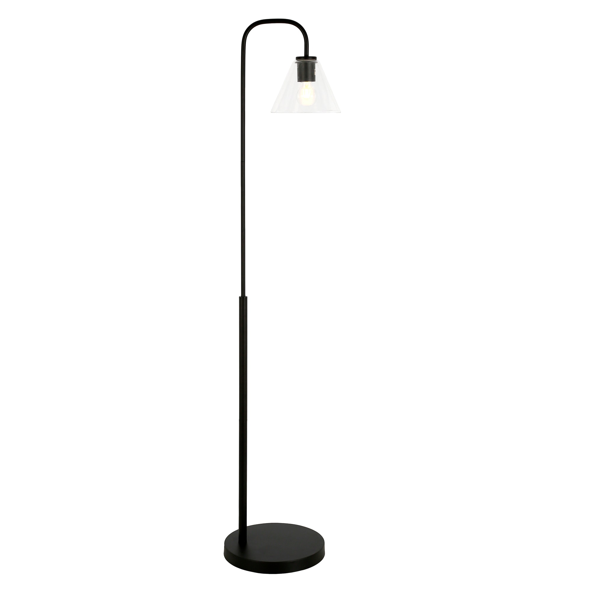 Hailey Home Henderson 62-in Blackened Bronze Floor Lamp at Lowes.com