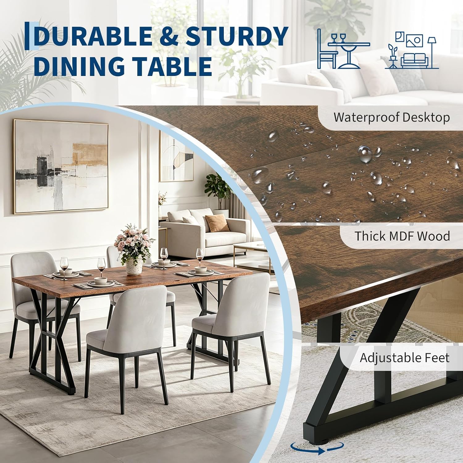 GAOMON CNAP5VVDHEC0ILM Dining-Tables - View #5