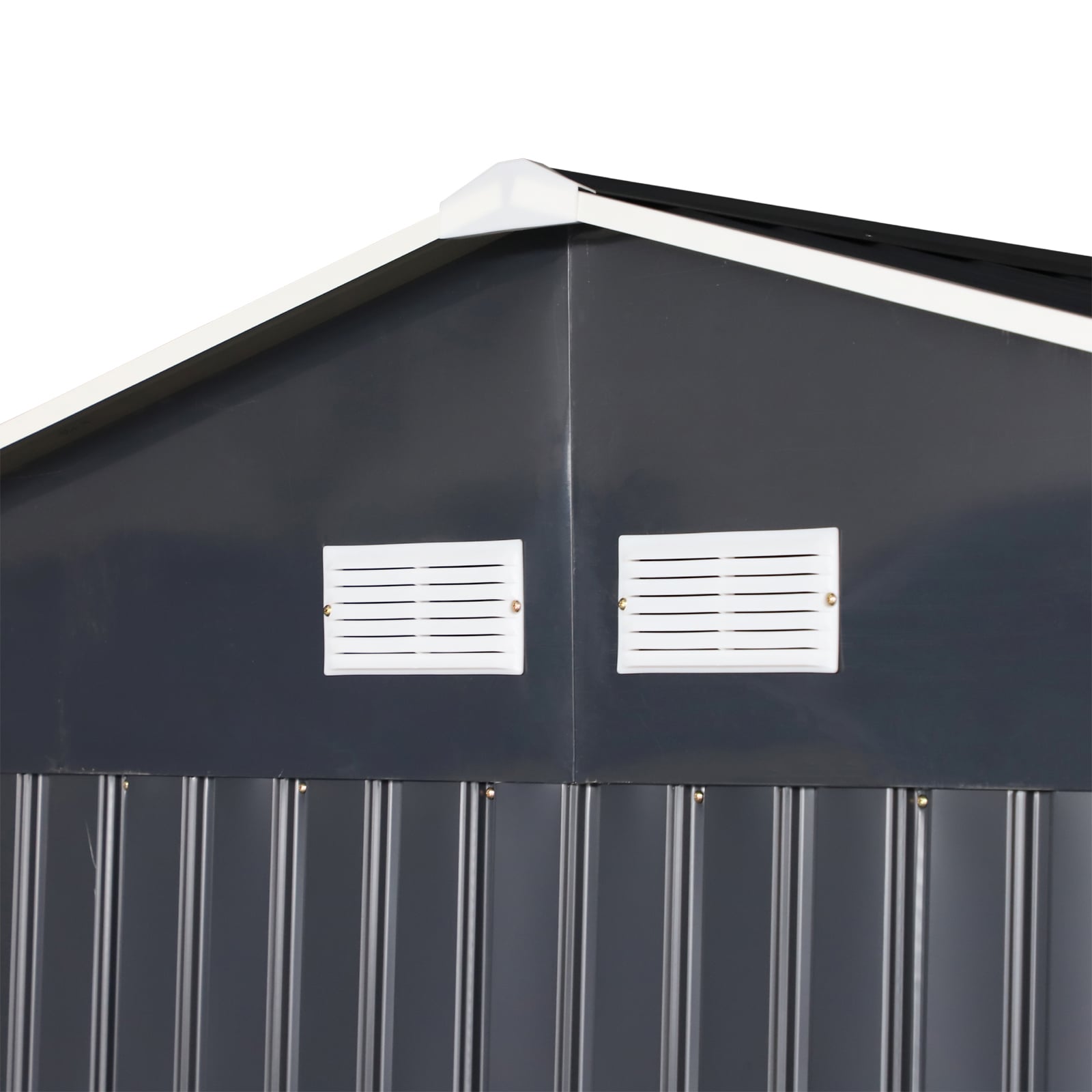 Outsunny Vinyl-coated Steel Storage Shed in the Metal Storage Sheds ...