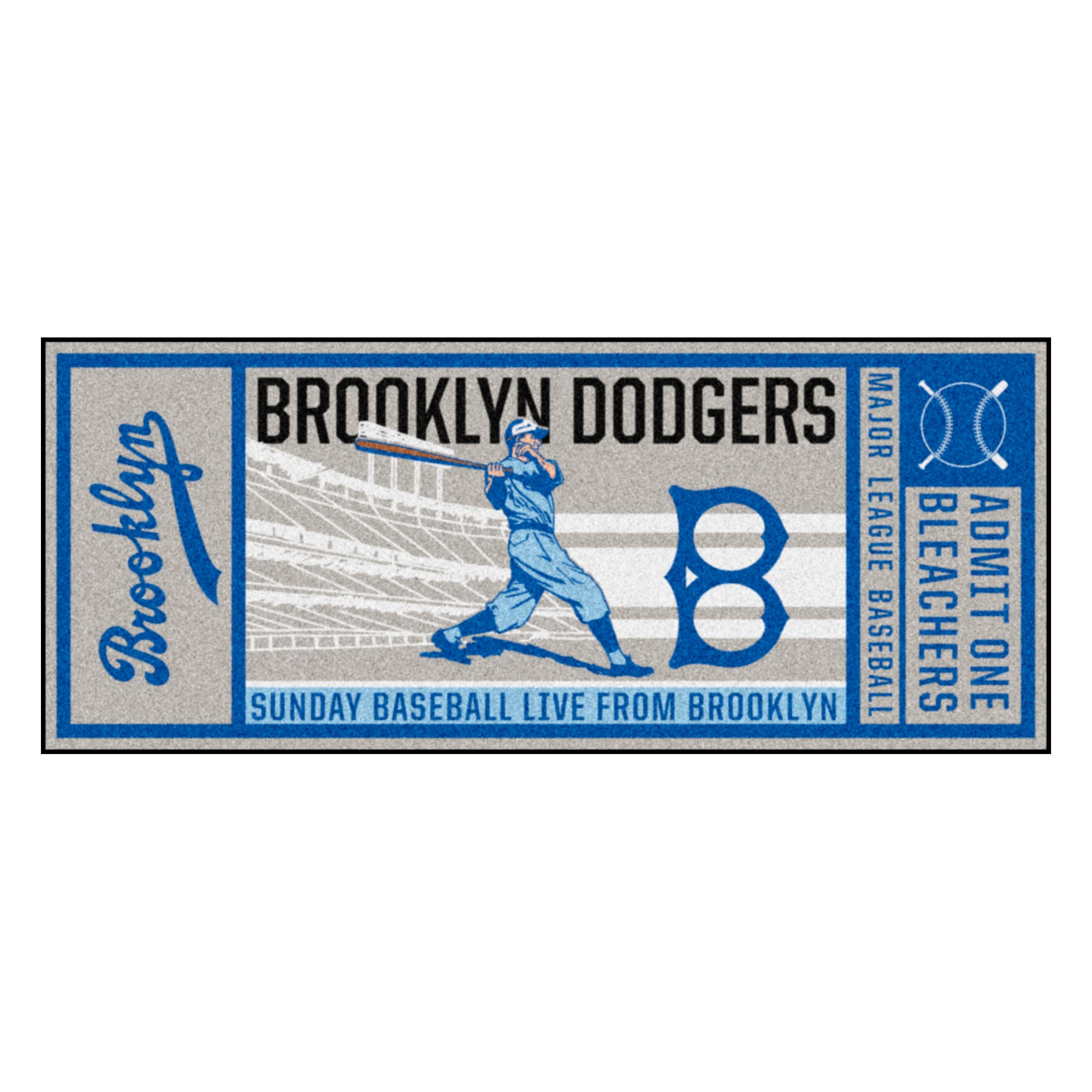 Brooklyn Dodgers Starter Mat - Retro Collection