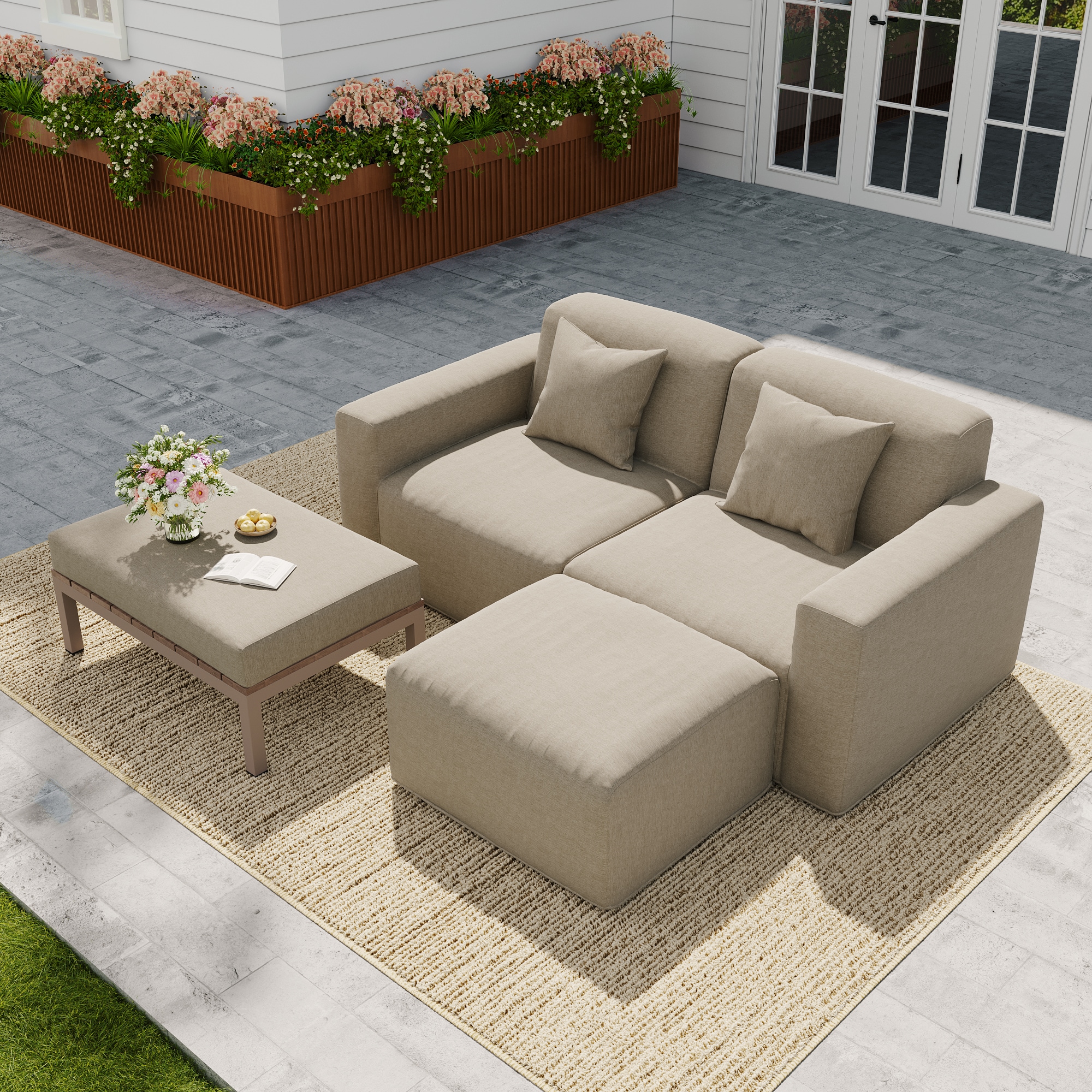 Dreamsidea LS-OP01-C-03 Patio-Sofas-Daybeds - View #2