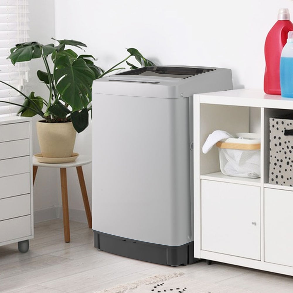 GZMR GZ-S188KAA Washing Machine Washer and Spin Combo Medium Portable Vented Electric Dryer ( Grey )
