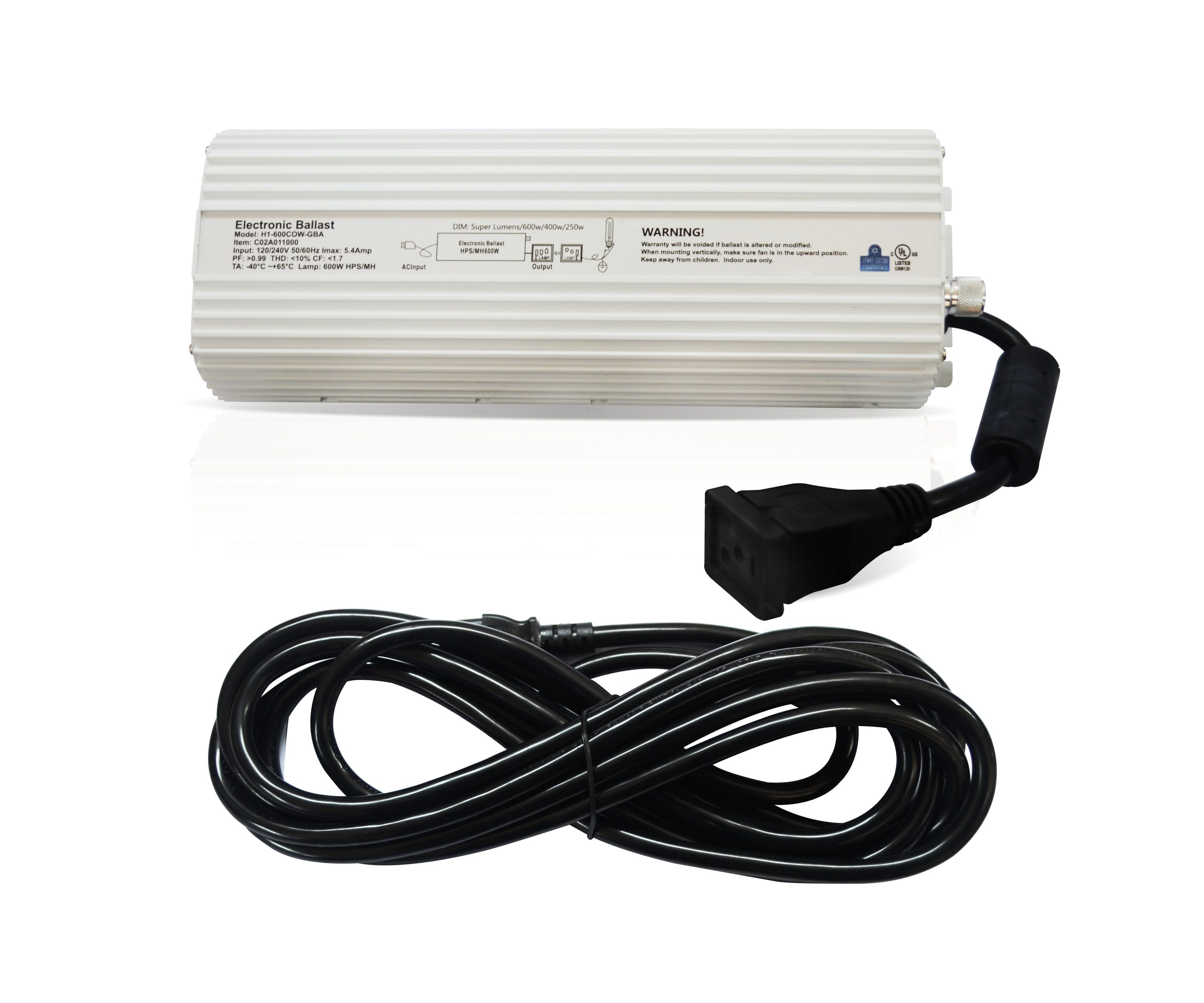 Parlux 250W/400W/600W/660W Boost Digital Dimmable/Variable Ballast New In Box 