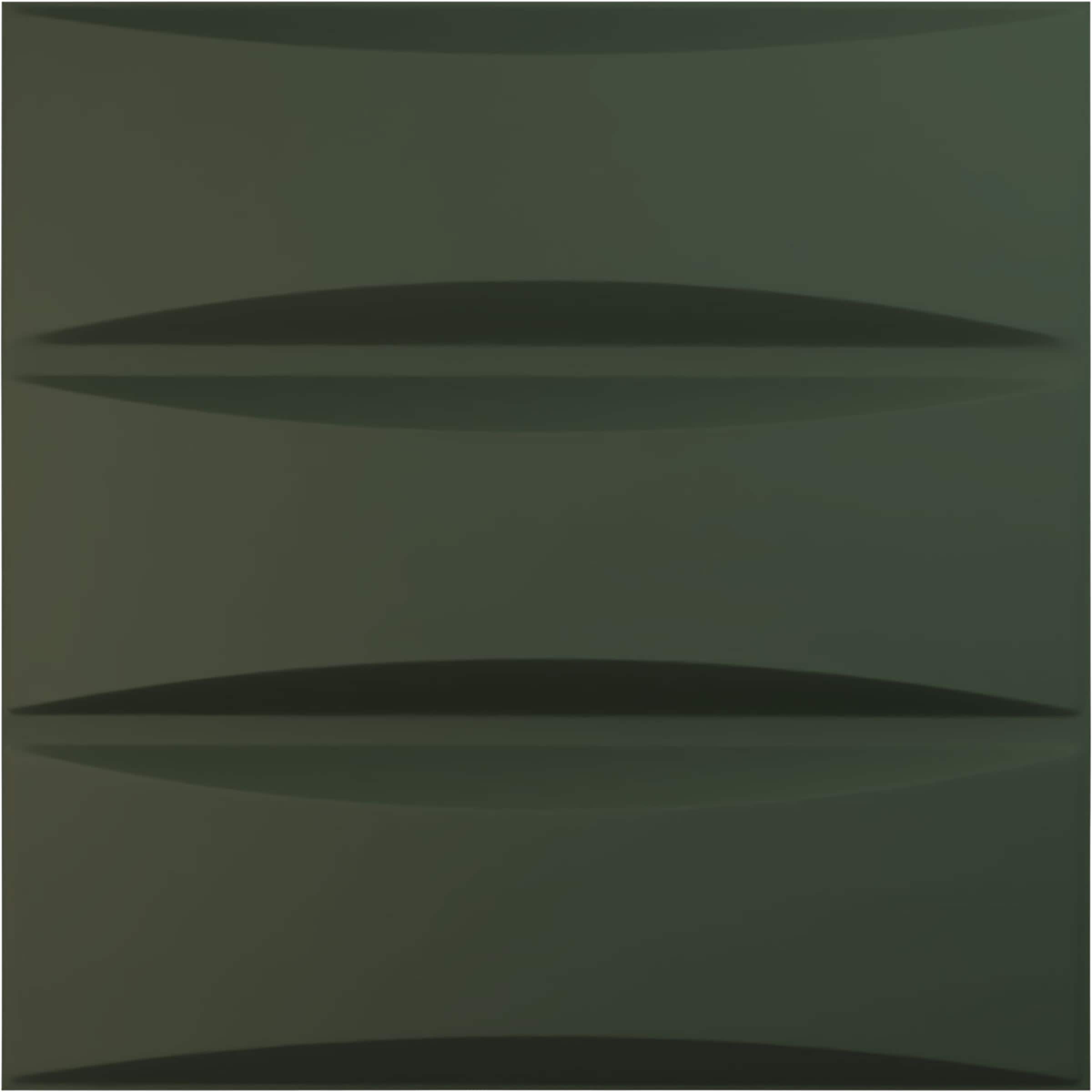 Ekena Millwork WP20X20TRGHC 19-5/8-in x 19-5/8-in Embossed Paintable/Stainable Green PVC Wall Panel (