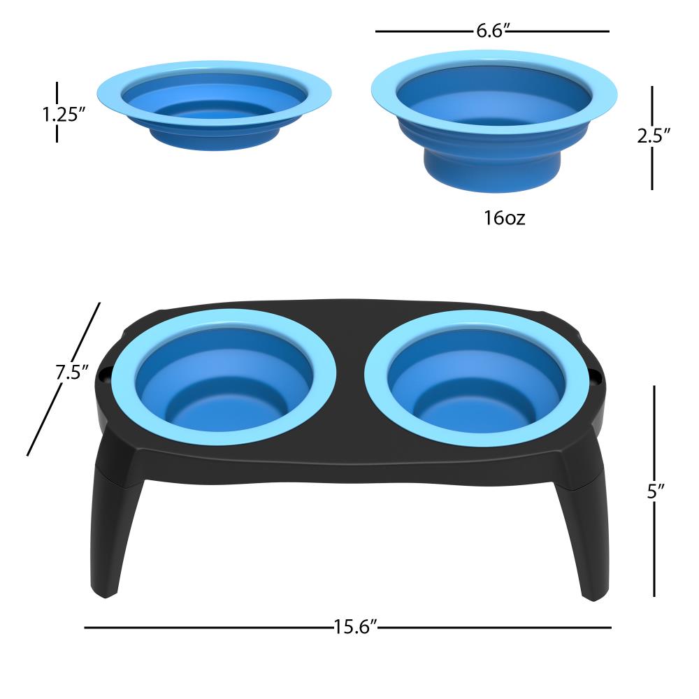 Pet Pal 1-oz Plastic Dog/Cat Bowl Set (Bowls) in the Food & Water Bowls  department at
