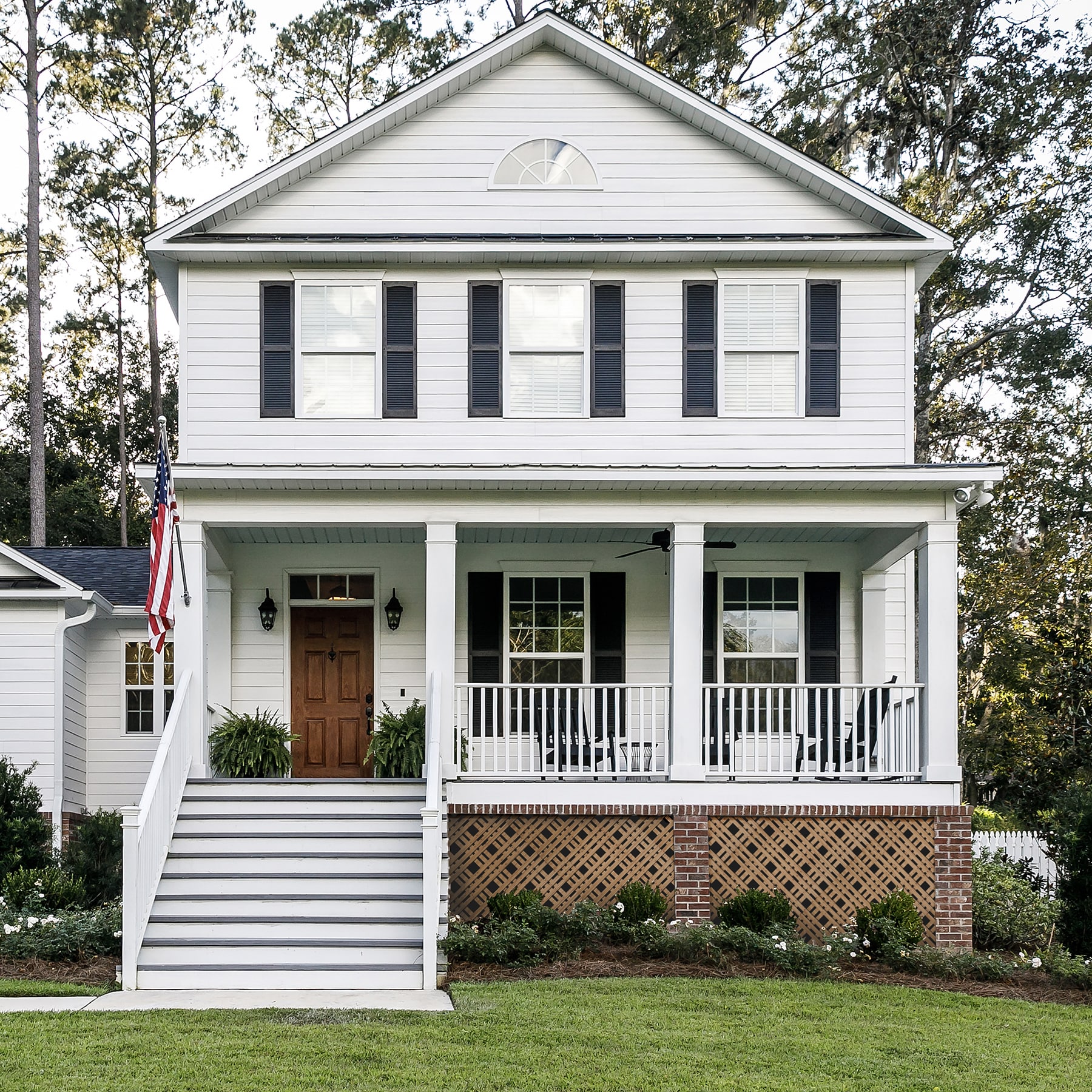 Origin 21 1/2-in x 48-in x 7-ft Cedar Wood Privacy Lattice in the ...