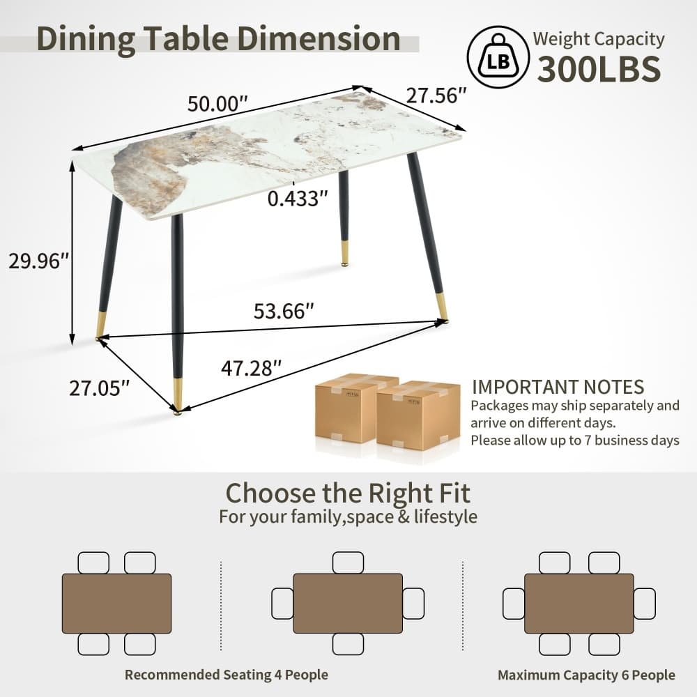 Coolbibila MAREN-TABLE-BEIGE Dining-Tables - View #3