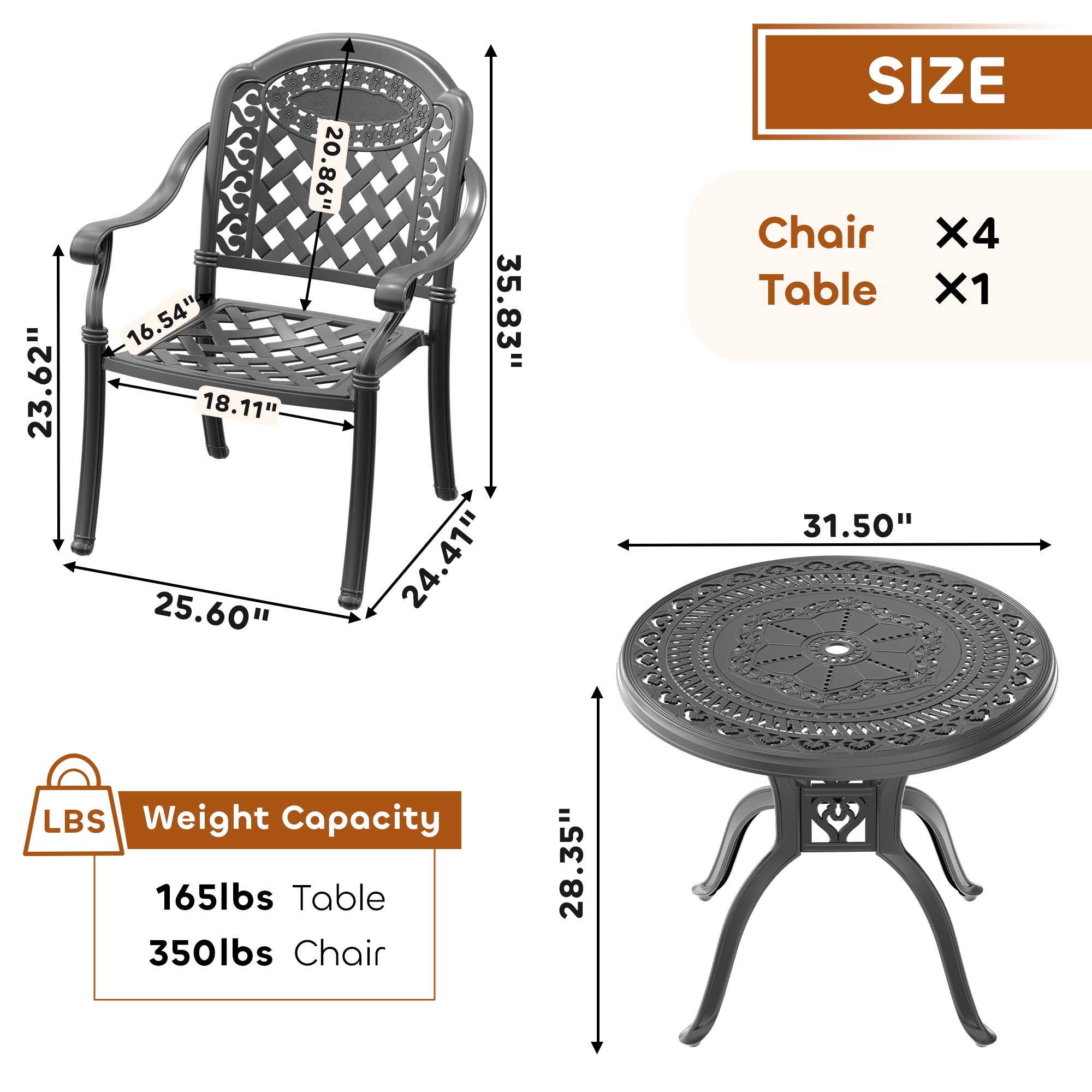 nicesure SLBK6008CZ4A1053RC Patio-Dining-Sets - View #9