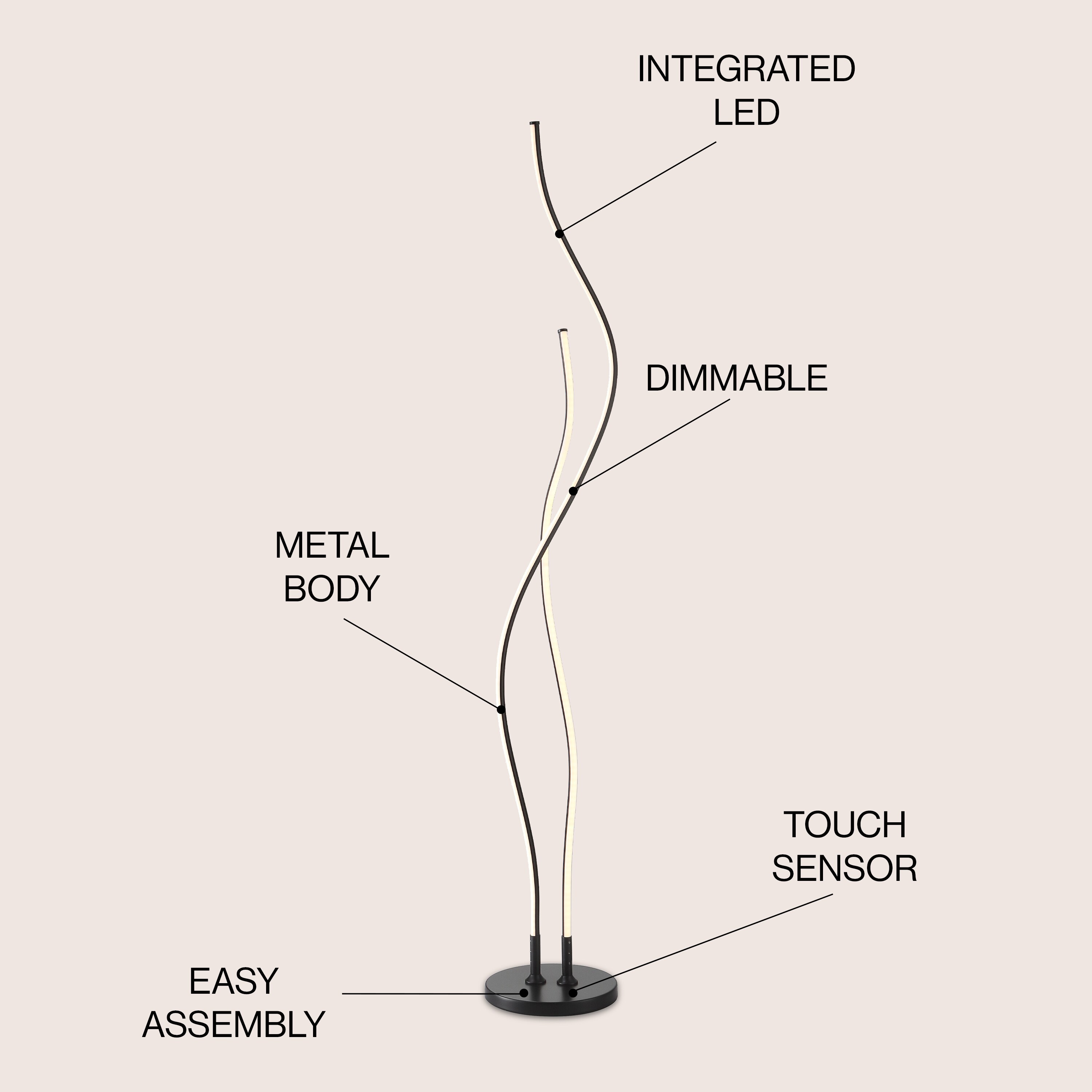 JONATHAN  Y JYL7008C floorlamps - View #3