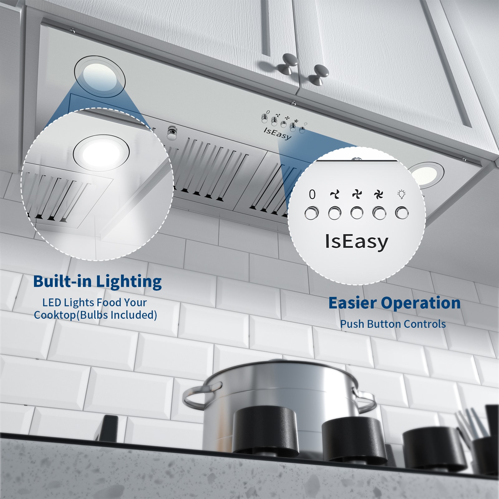 IsEasy 18424 Undercabinet-Range-Hoods - View #6