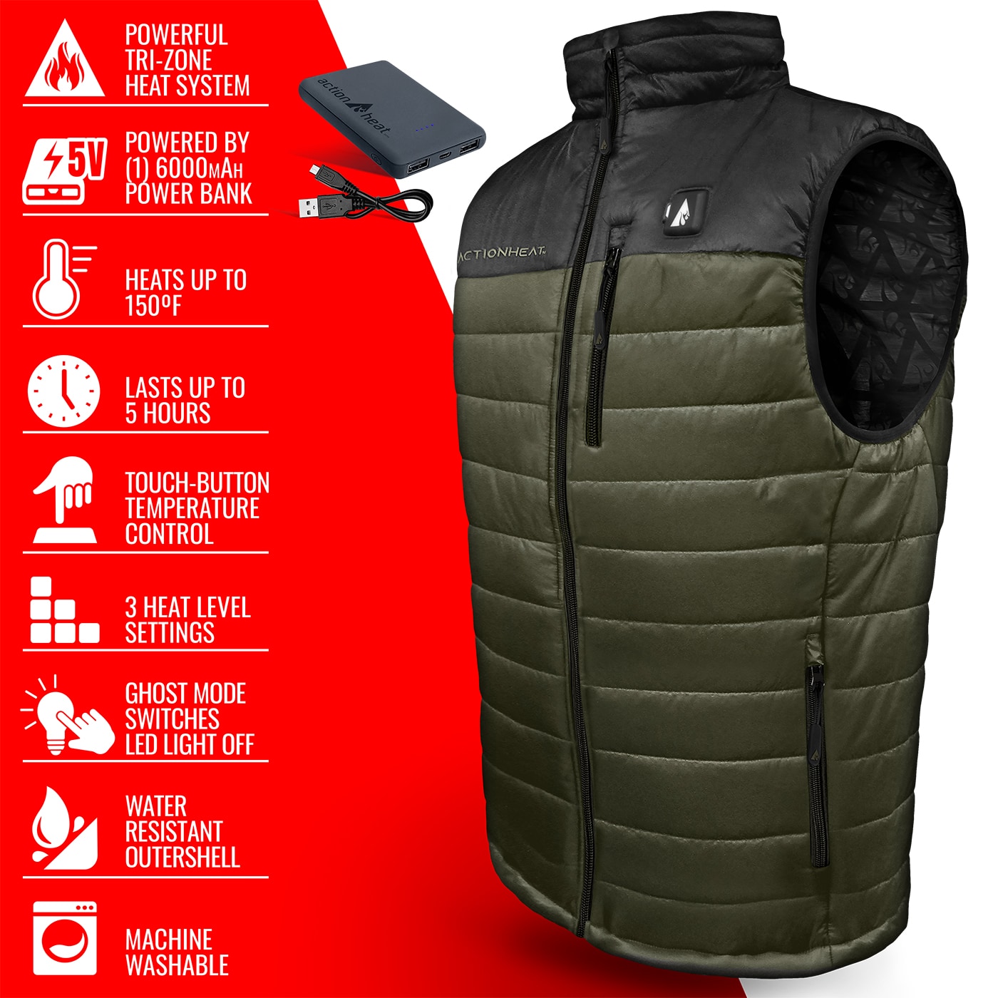 ActionHeat AH-PVCB-5V-M-BG-S Jackets-Coats - View #8