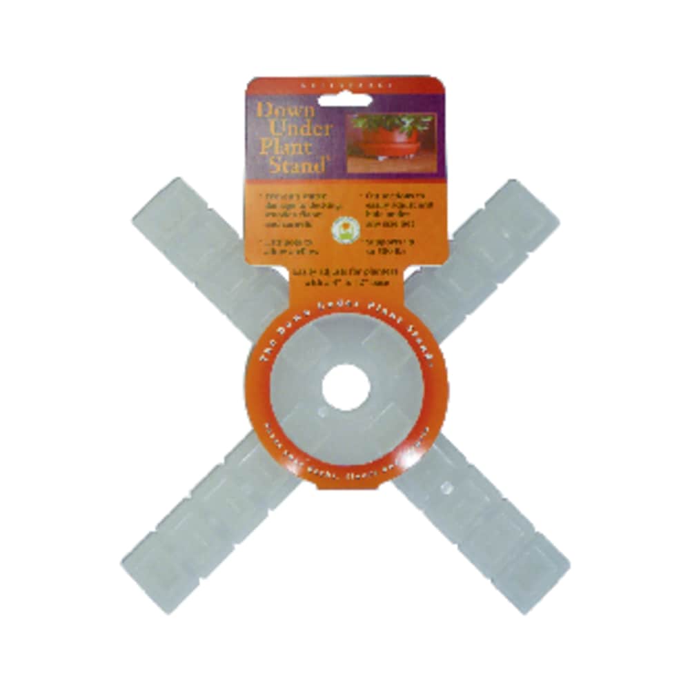 Bosmere 10440 Down Under Decksaver 1 in. H X 12 in. W X 12 in. D Plastic Planter Trivet Clear 1 pk