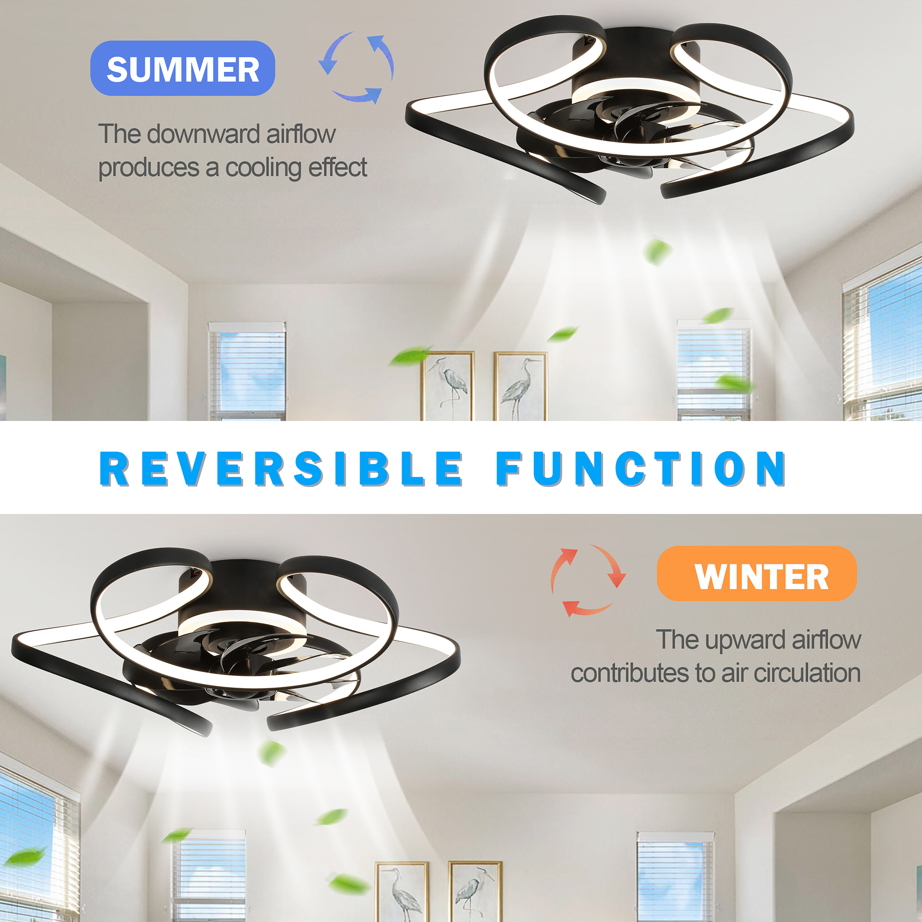 Cusp Barn DC2203 Ceiling-Fans - View #4