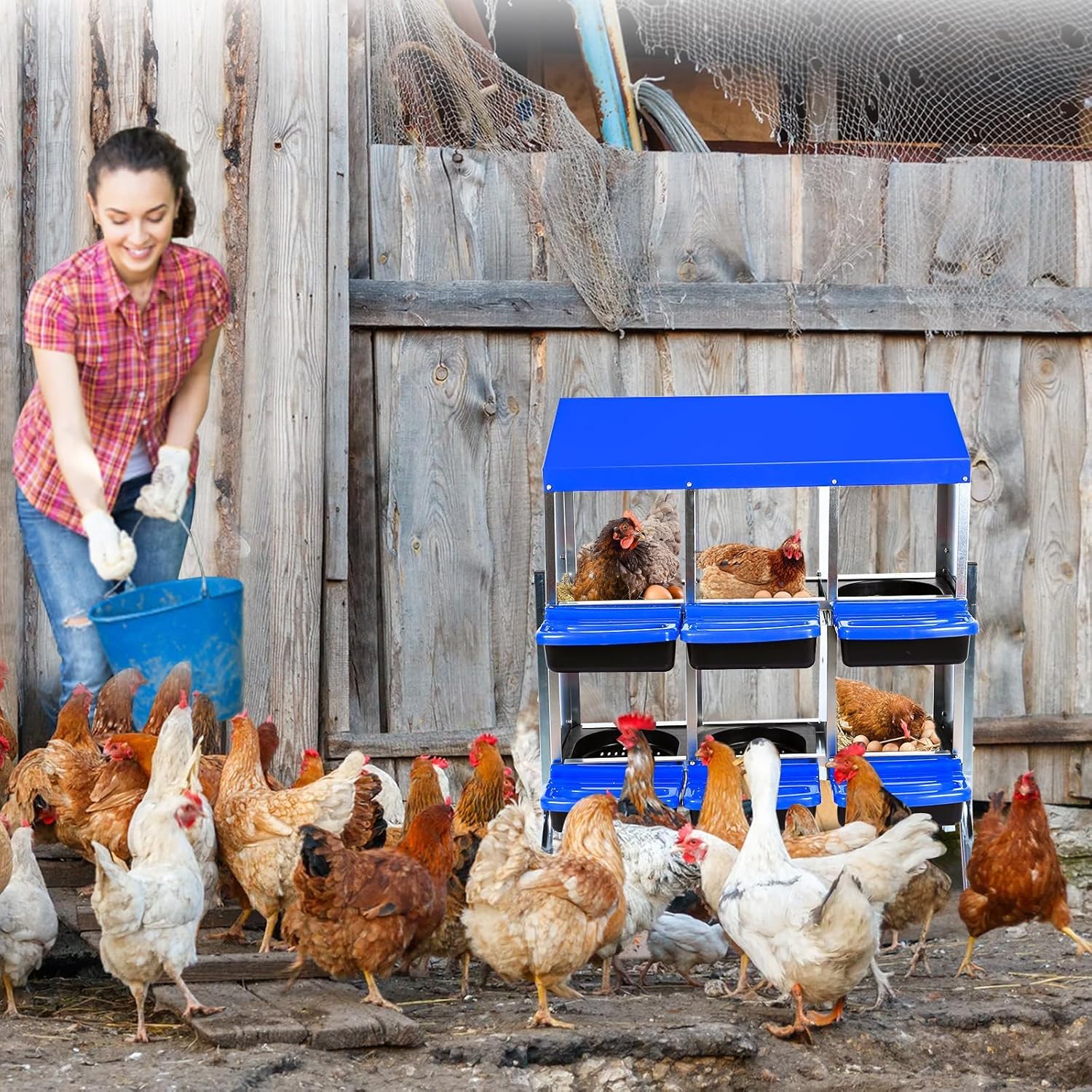 Qeetex GGL-PPG-33CXPLB9 Chicken-Coops-Rabbit-Hutches - View #3