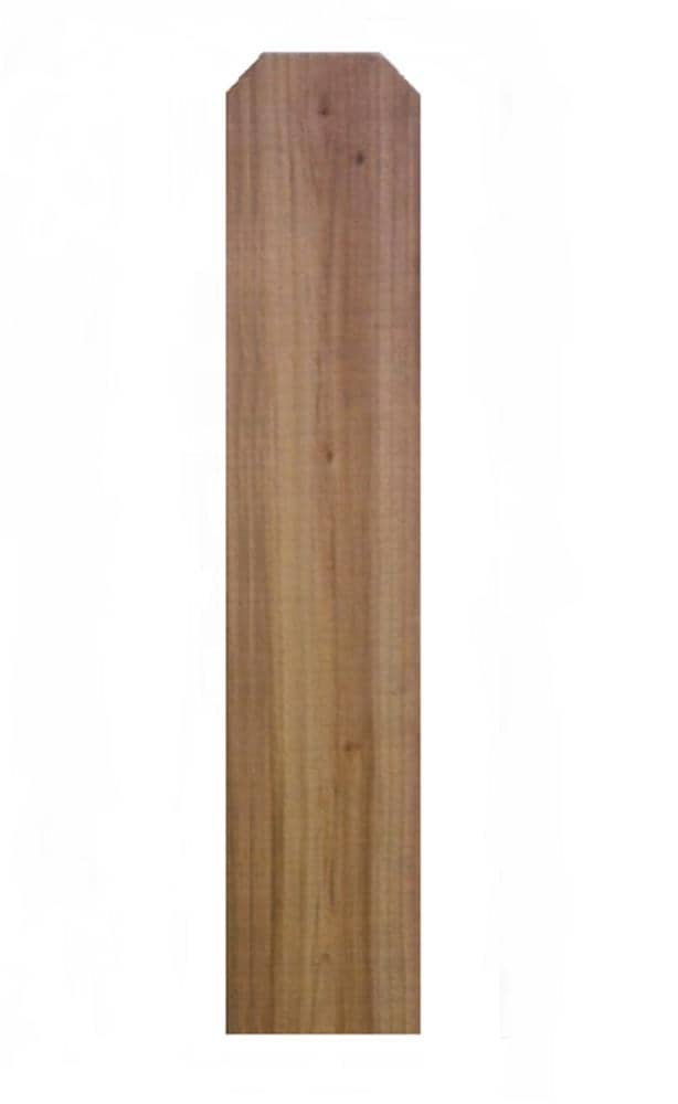 3/4-in x 5-1/2-in x 6-ft Cedar Dog Ear Fence Picket in the Wood