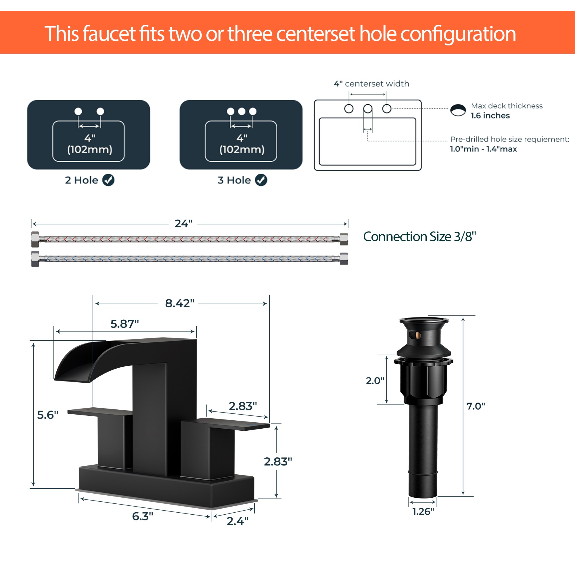 androme AD61M32B Lavatory-Faucets - View #7