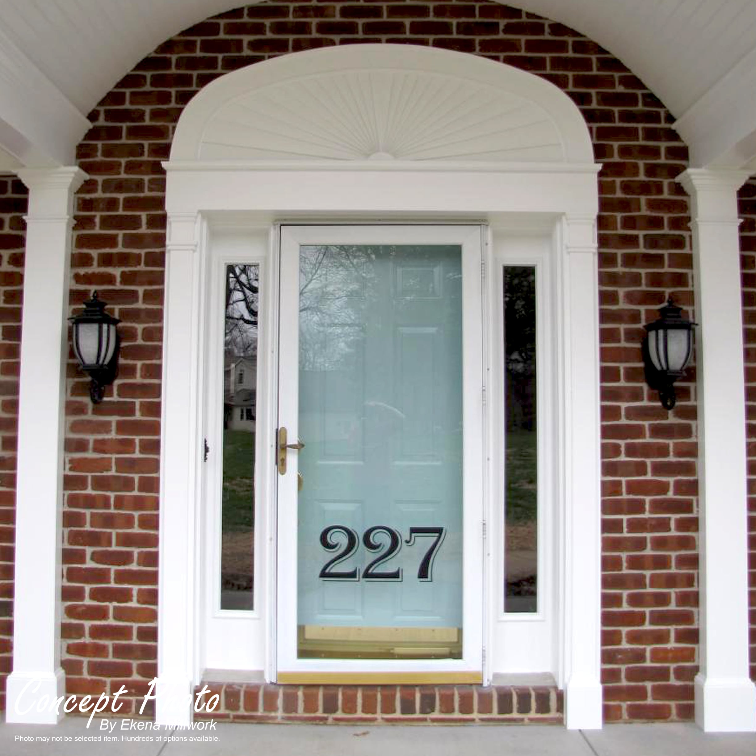 Ekena Millwork PILP04X090RP02-2 Entry-Door-Casing-Accents - View #13