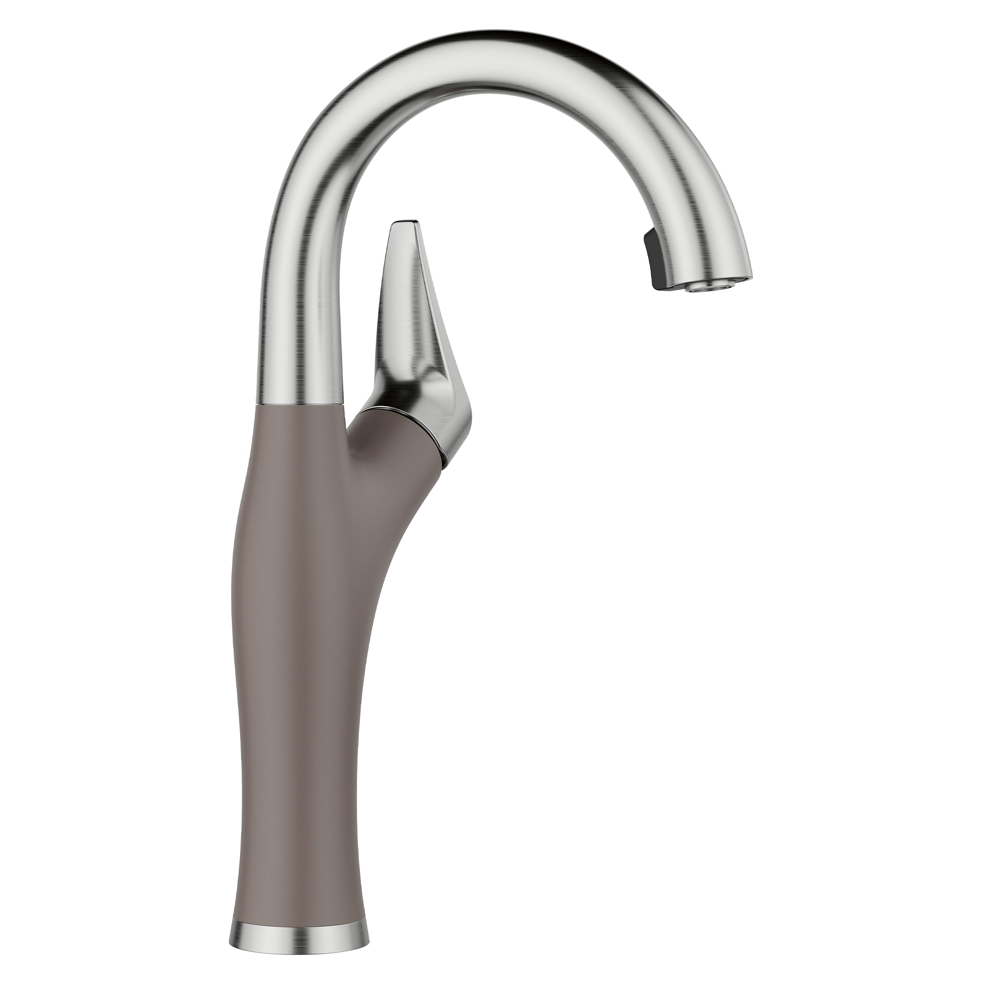 BLANCO 443042 Volcano Gray Single Handle Deck-mount Kitchen Faucet