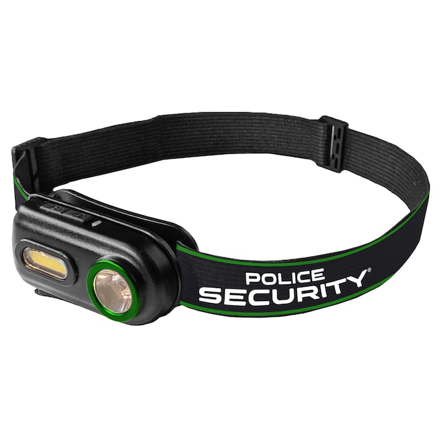 Police Security 400-Lumen LED Rechargeable Headlamp (Battery Included) in  the Headlamps department at