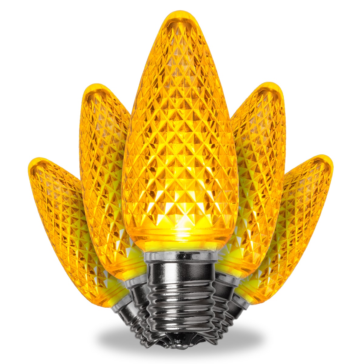 Kringle Traditions 78370  Gold LED C9 String light bulbs
