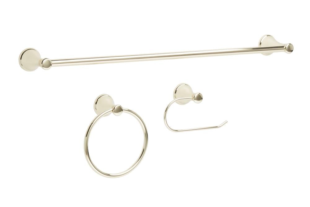 Style Selections Bailey Brass Wall Mount Single Towel Ring At Lowes.com