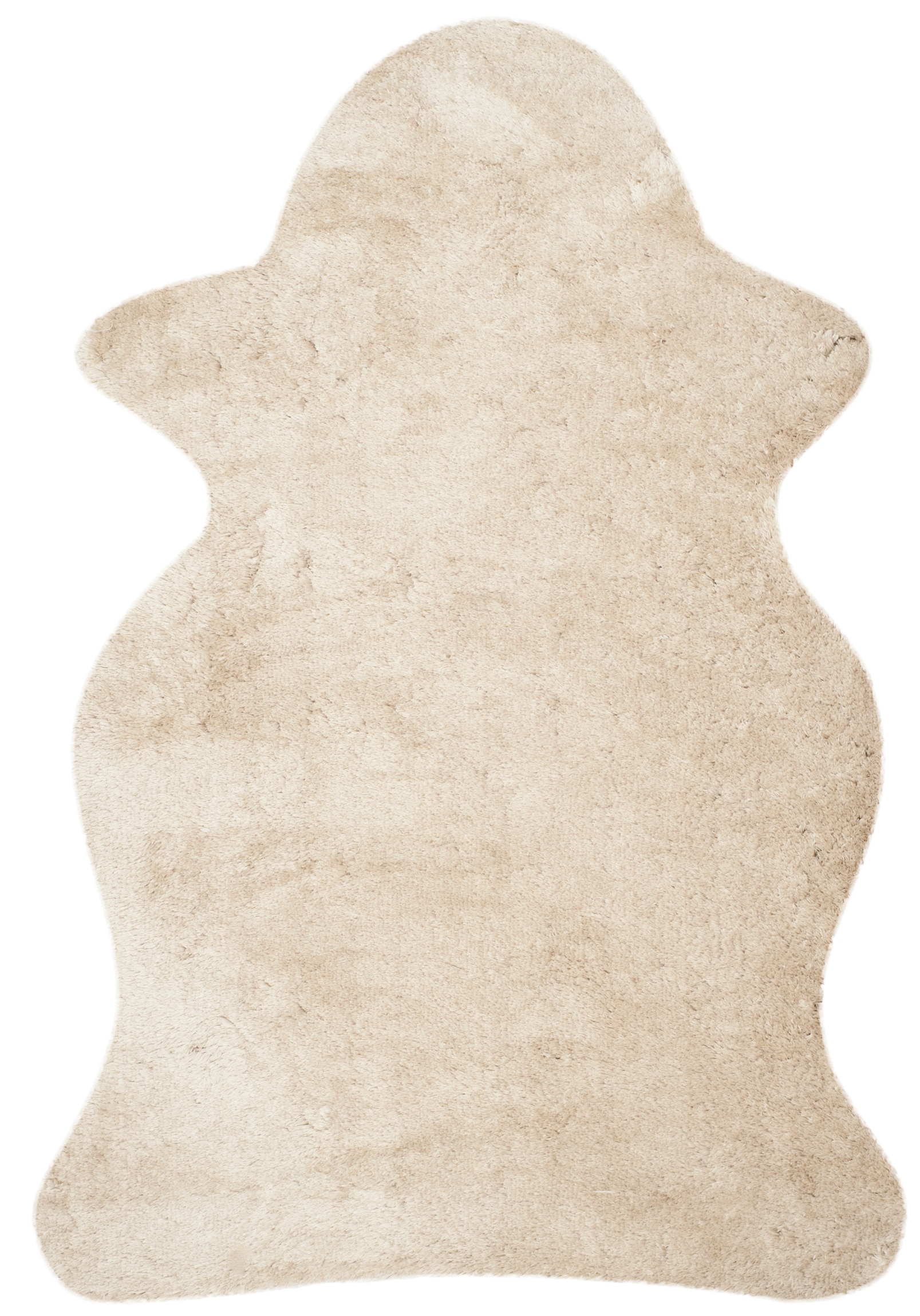 Safavieh SG270V-3S Arctic Shag 3 x 5 (ft) Tufted Polyester Light Beige Irregular Indoor Solid Throw rug