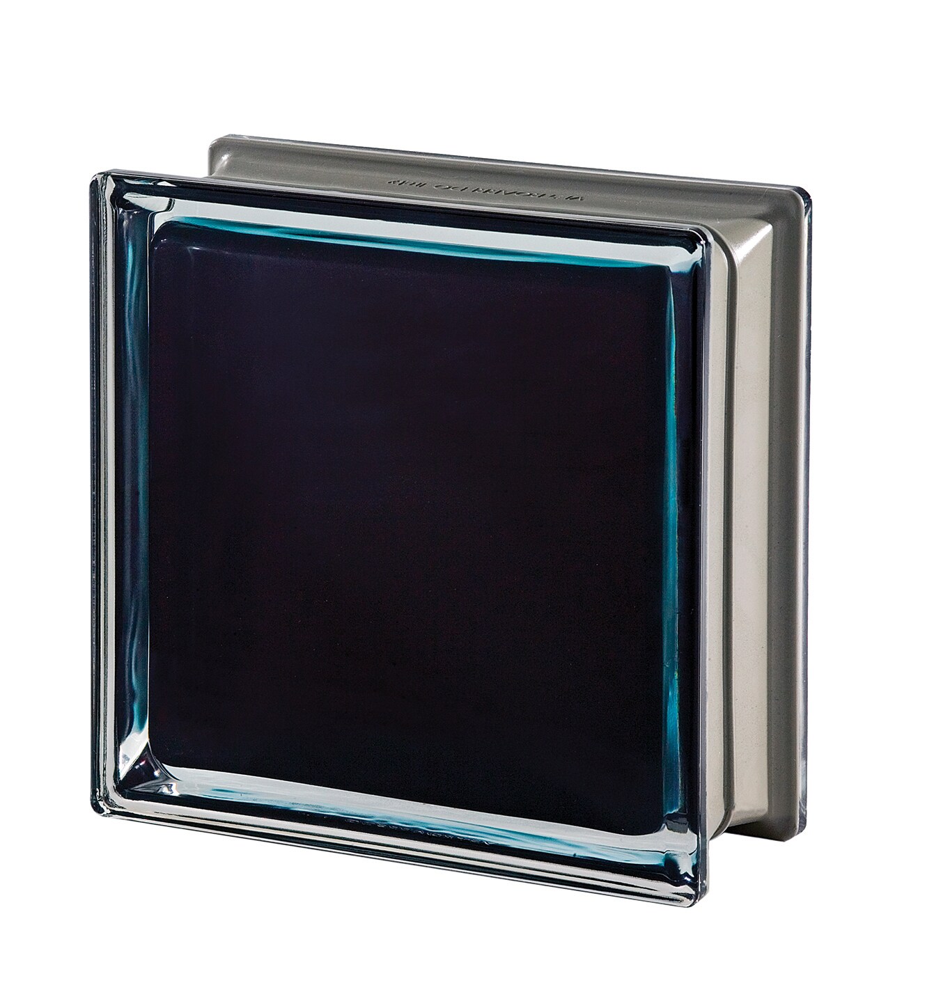 Design It 113031C Mendini 5-Pack Black 100% Clear Glass Block (Common: 8-in H x 8-in W x 3-in D; Actual: 7.5-in H x 7.5-in W x 3.15-in D)
