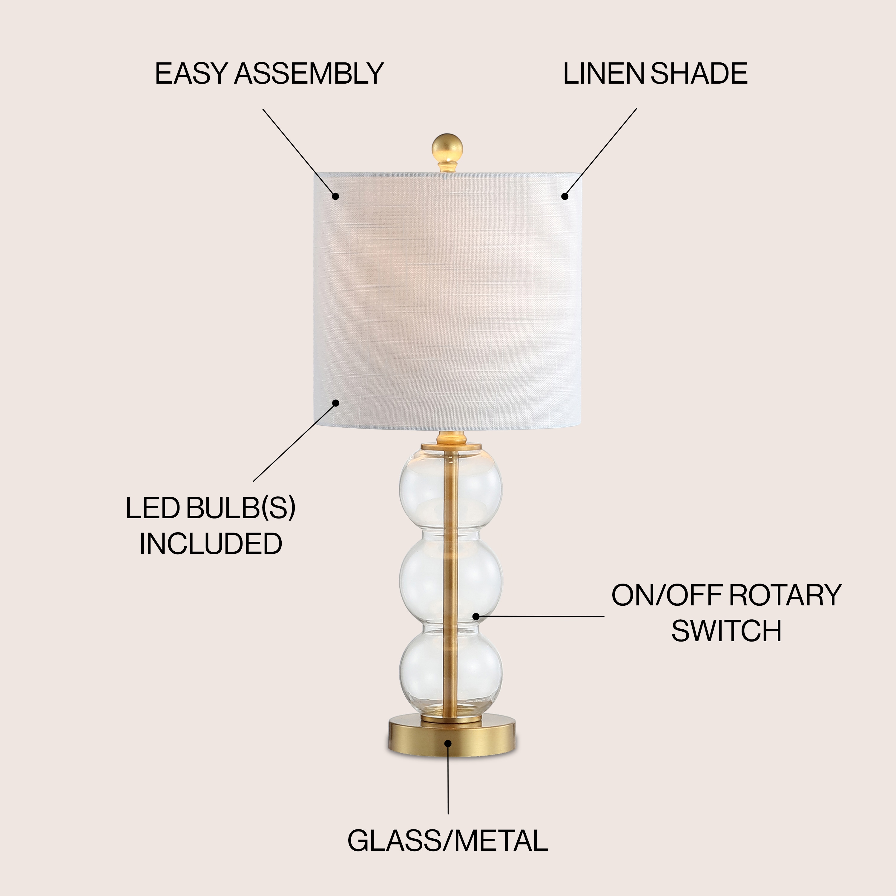 JONATHAN  Y JYL1021B Table-Lamps - View #3