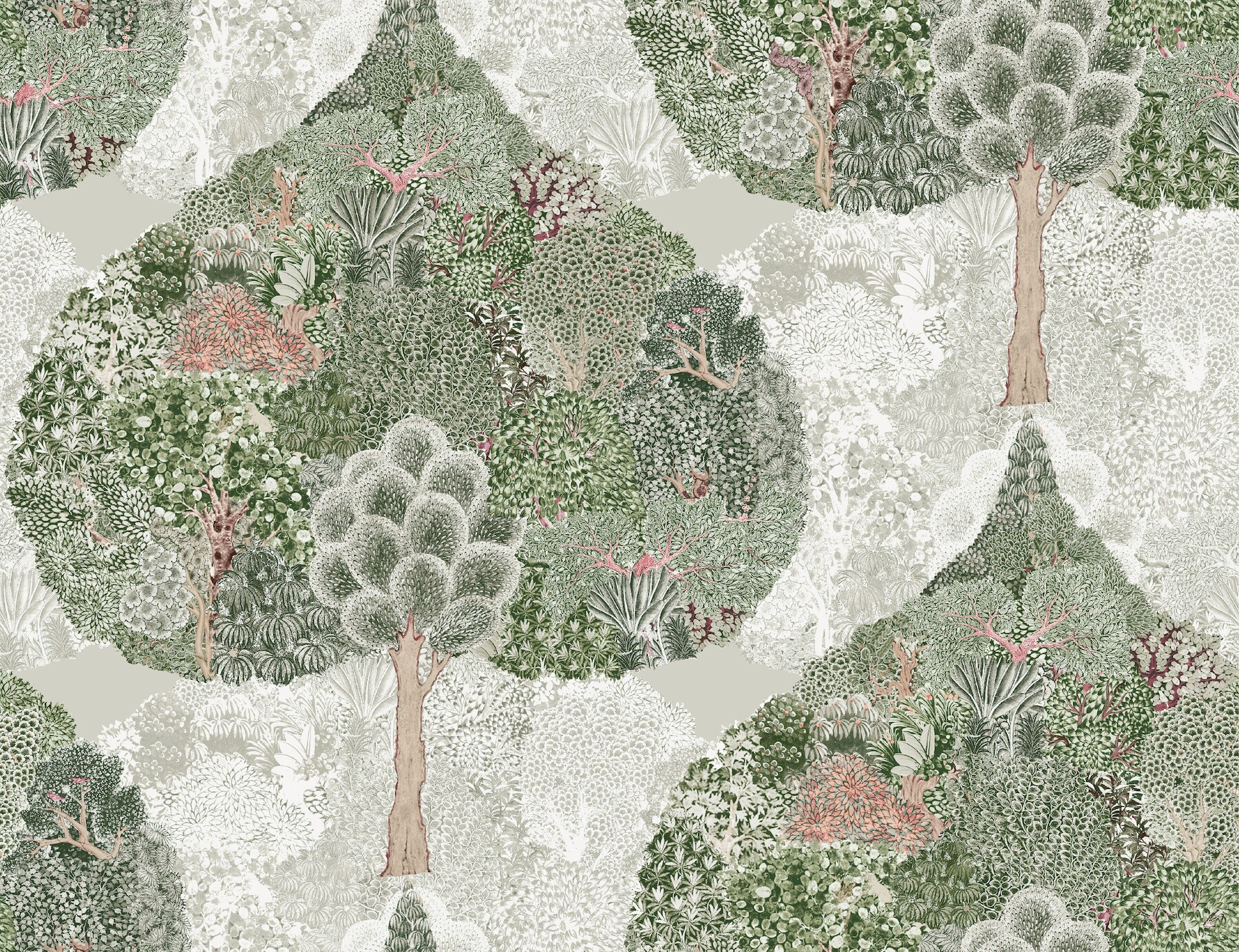 York Wallcoverings BO6702 Bohemian Luxe 60.8-Sq. Feet Green Paper Ivy/Vines Unpasted Wallpaper